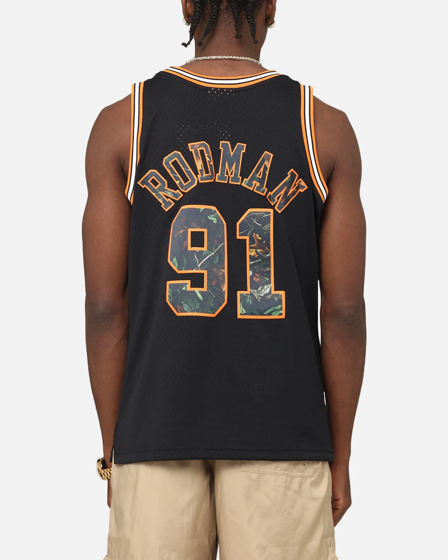 Mitchell & Ness Chicago Bulls Dennis Rodman 'Wilderness' 98 Swing Jersey Black - Image 2