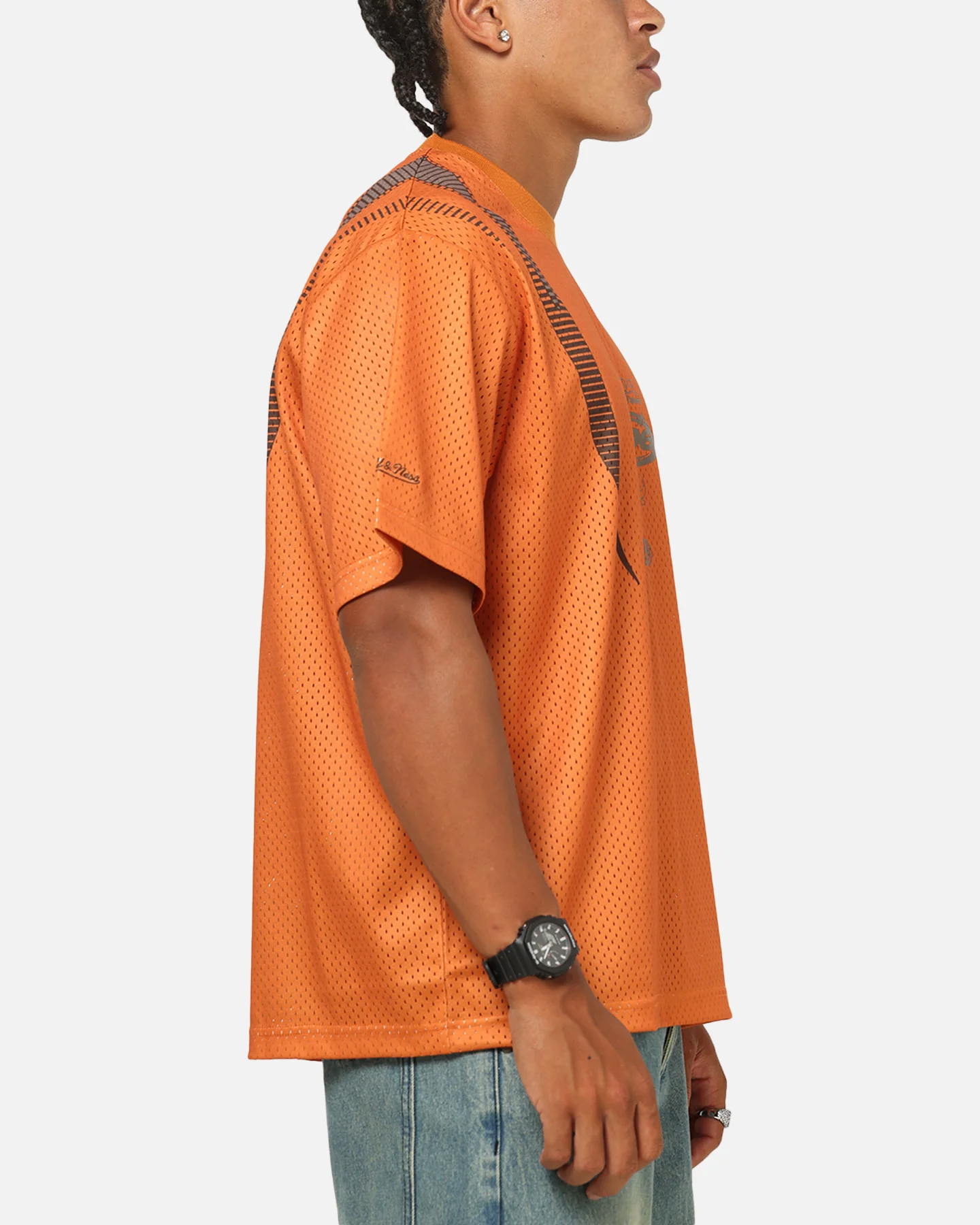 Mitchell & Ness Chicago Bulls Festival Jersey Orange/Brown - Image 5