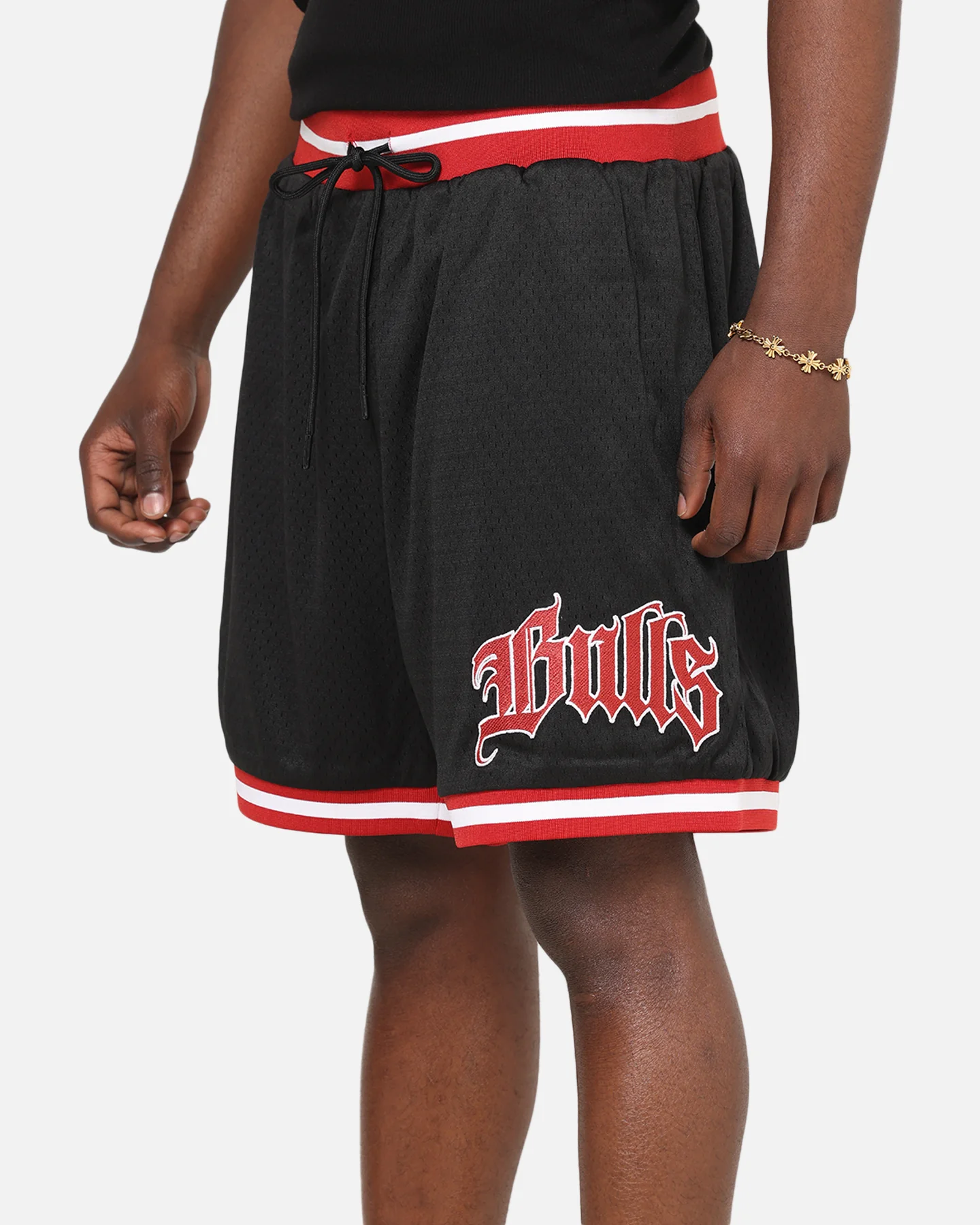 Mitchell & Ness Chicago Bulls Gothic Shorts Black - Image 3