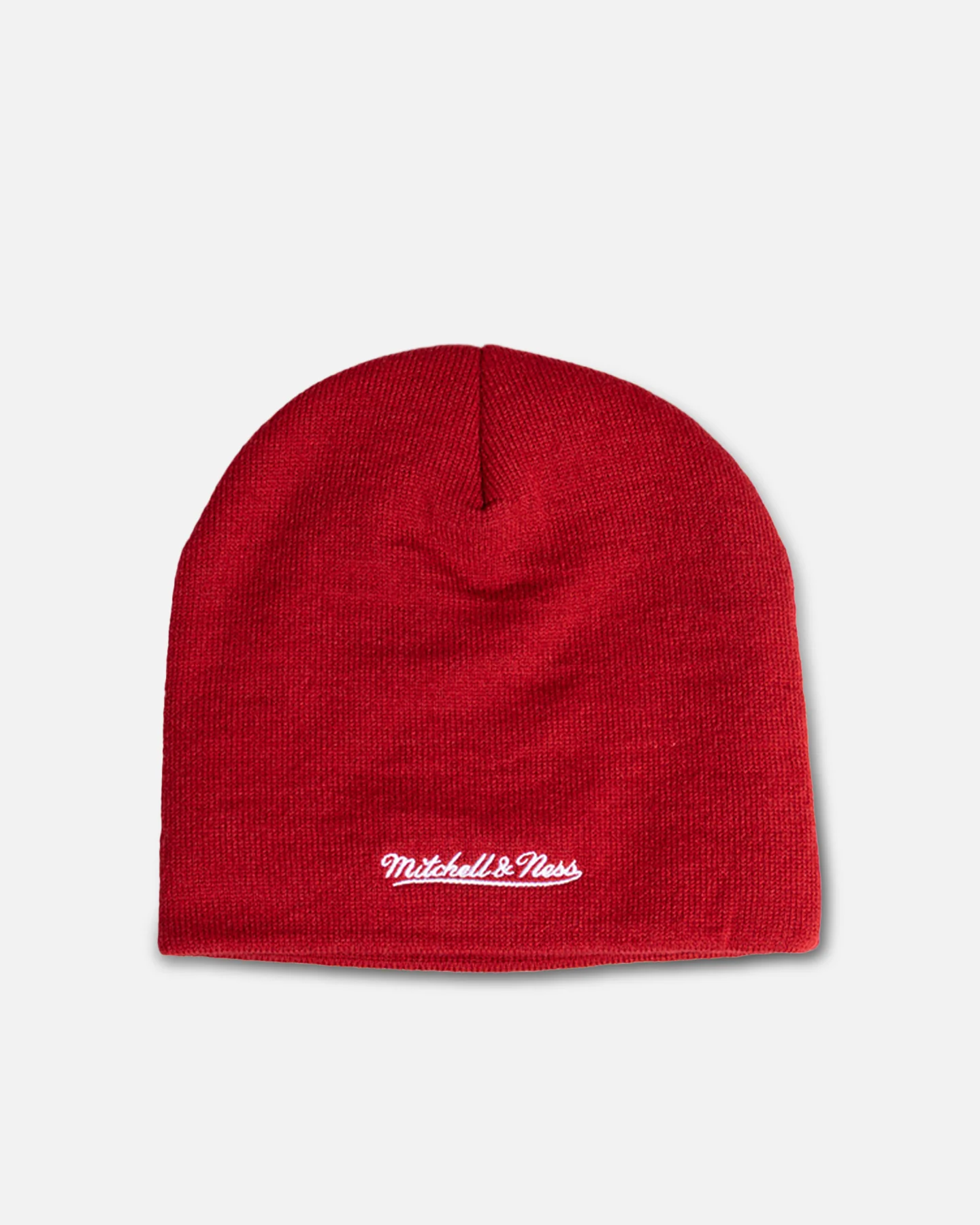 Mitchell & Ness Chicago Bulls Outer Limits Skull Beanie Red - Image 2