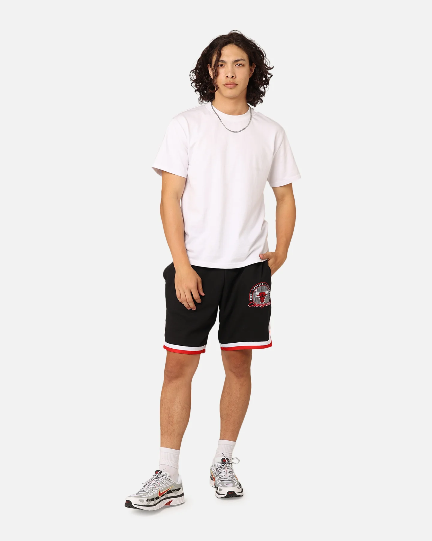 Mitchell & Ness Chicago Bulls Shooting Shorts Black - Image 2