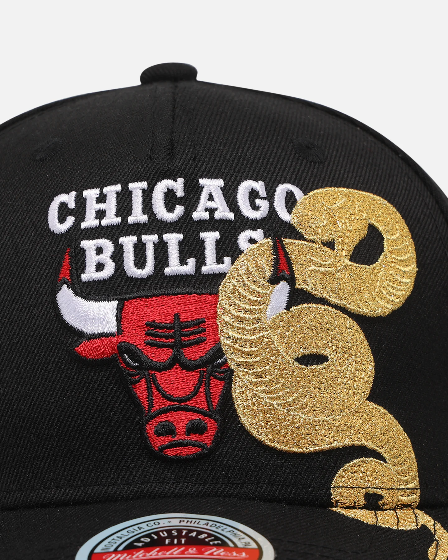 Mitchell & Ness Chicago Bulls 'Year Of The Snake' MVP Snapback Black - Image 5