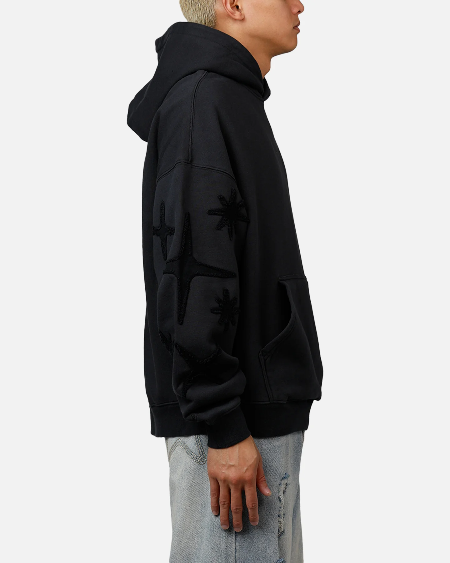 Mitchell & Ness Chicago White Sox Starburst Hoodie Faded Black - Image 5