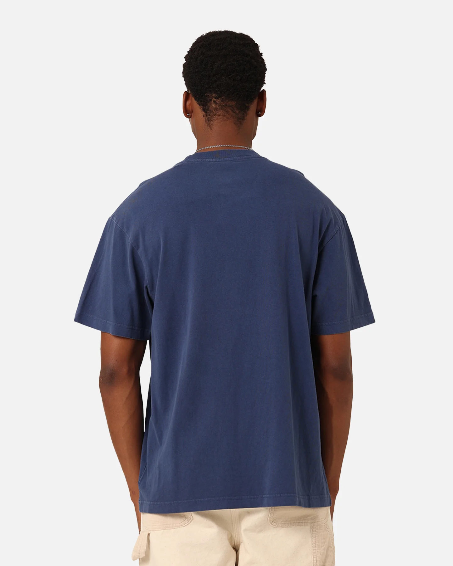 Mitchell & Ness Cleveland Cavaliers Brush Off 2.0 T-Shirt Navy - Image 4