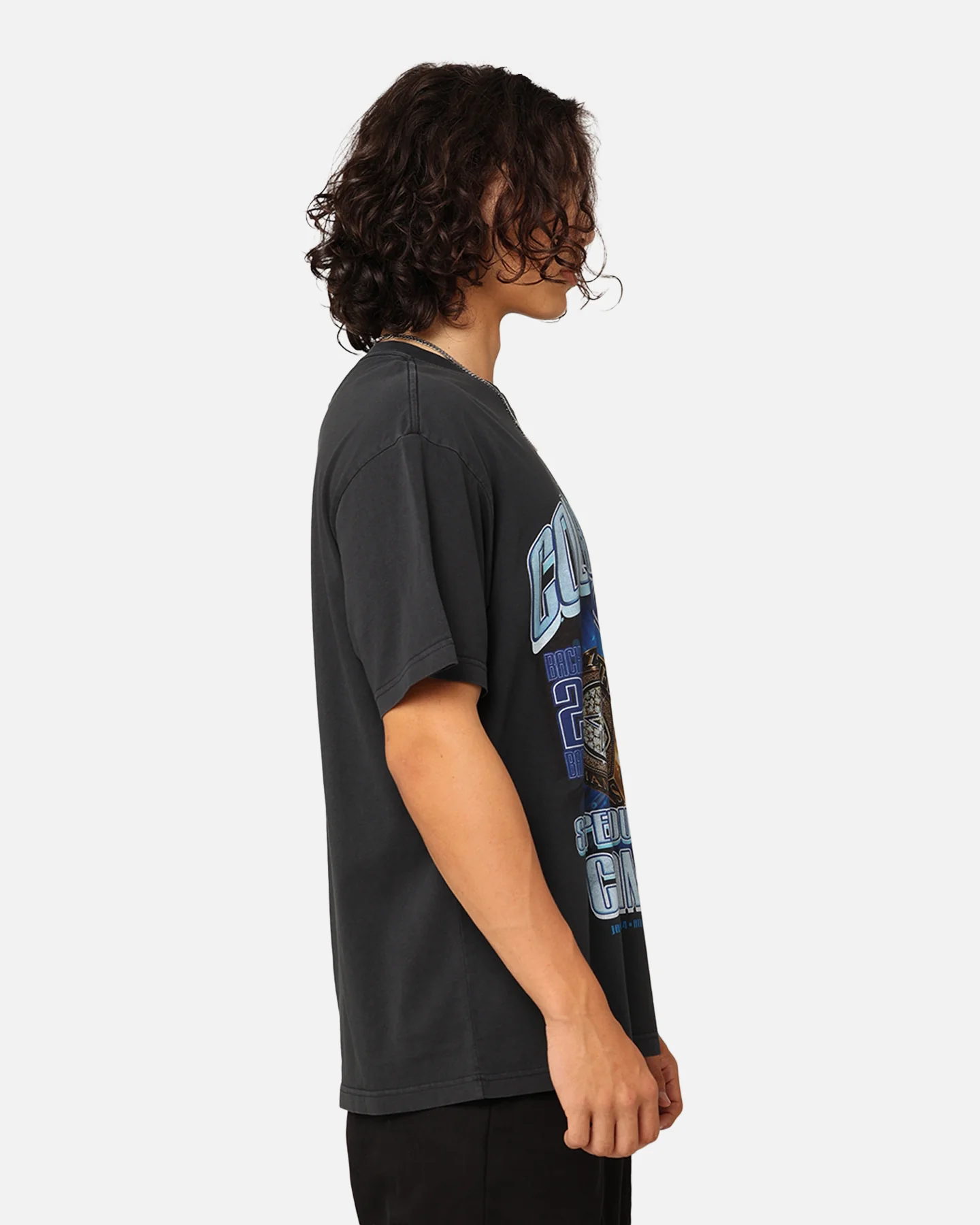 Mitchell & Ness Dallas Cowboys '93-94 Super Bowl Champs T-Shirt Faded Black - Image 5