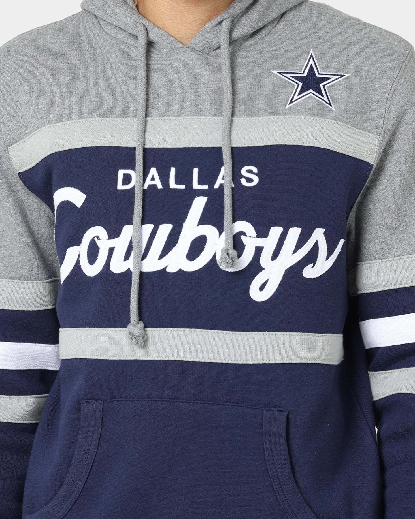 Mitchell & Ness Dallas Cowboys Head Coach Hoodie Navy - Image 3
