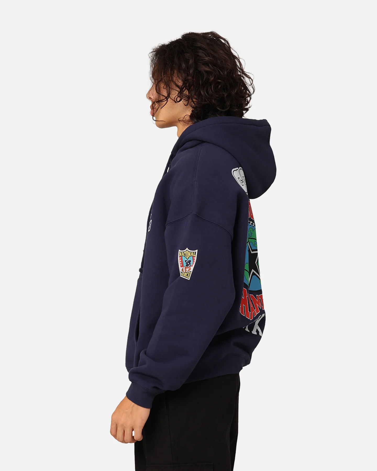 Mitchell & Ness Dallas Cowboys Super Bowl World Hoodie Navy - Image 7