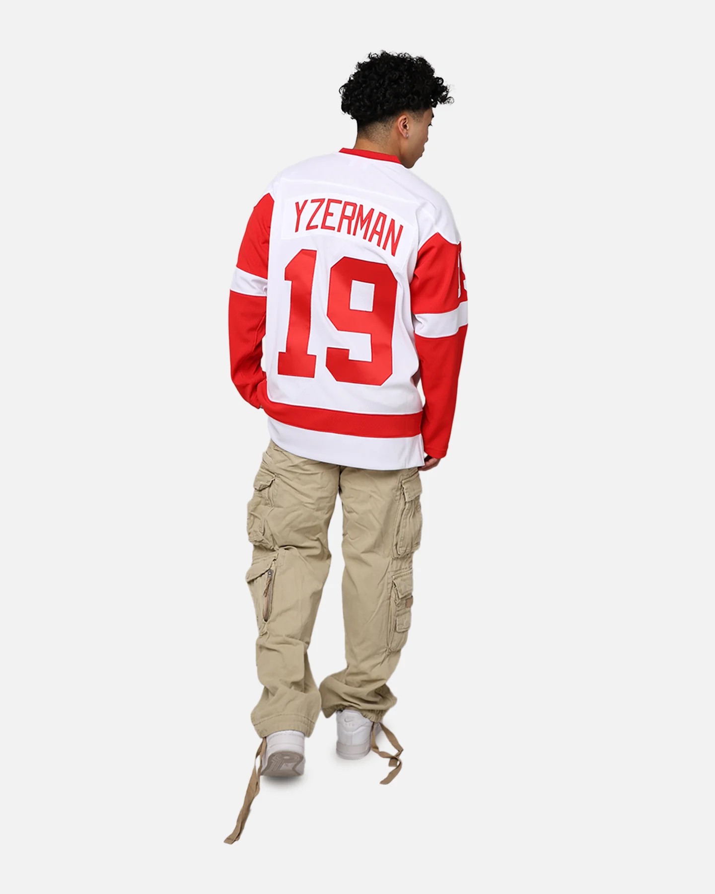 Mitchell & Ness Detroit Red Wings Steve Yzerman '83-84 Jersey White - Image 3