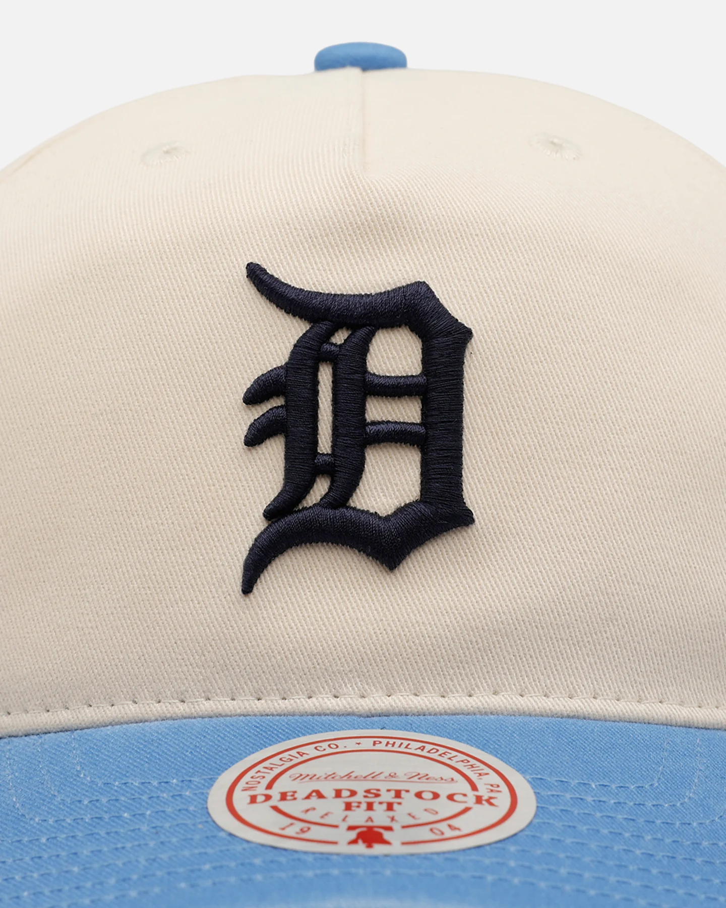 Mitchell & Ness Detroit Tigers 'Washed Cotton' Deadstock Snapback Off White - Image 5