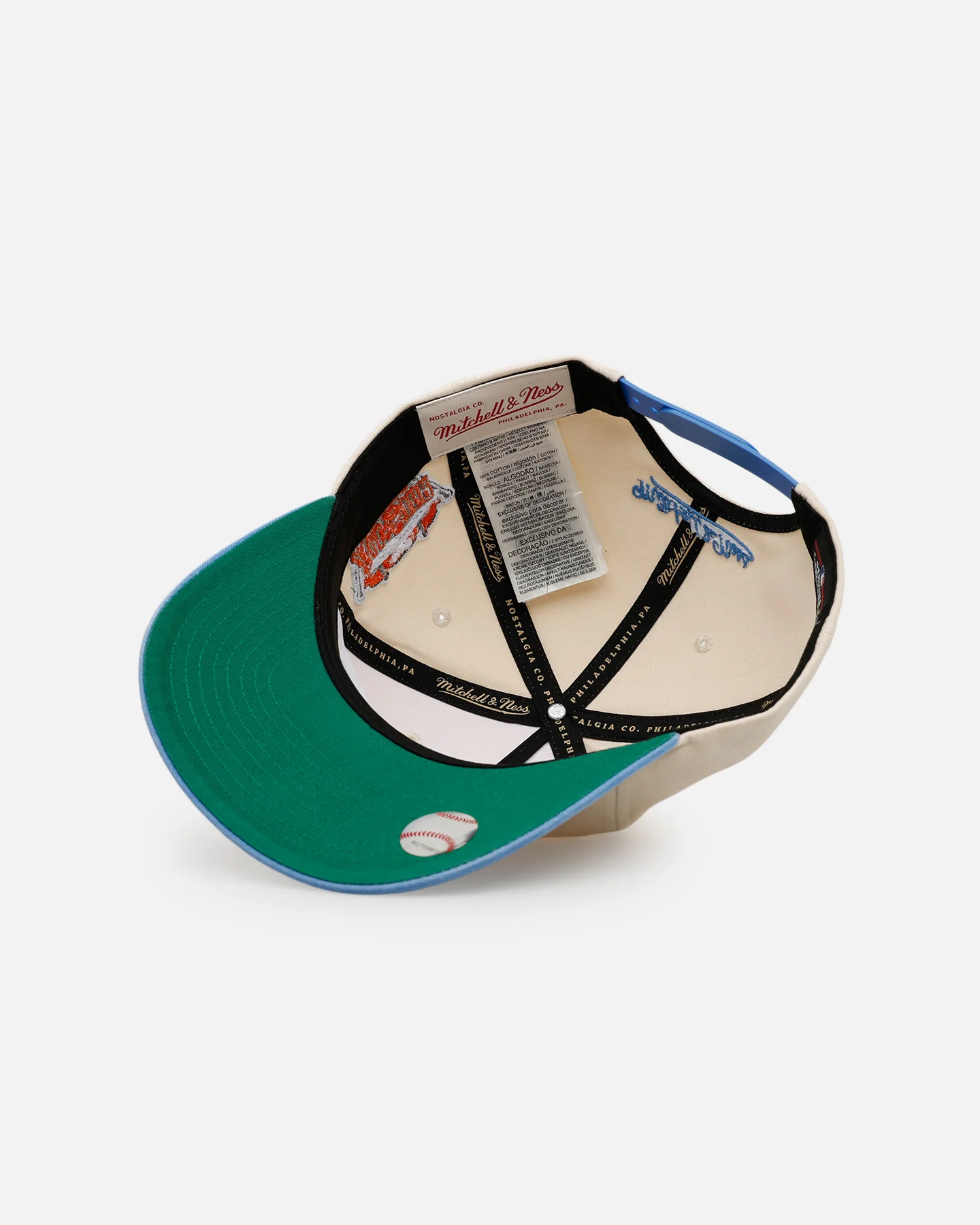 Mitchell & Ness Detroit Tigers 'Washed Cotton' Deadstock Snapback Off White - Image 6