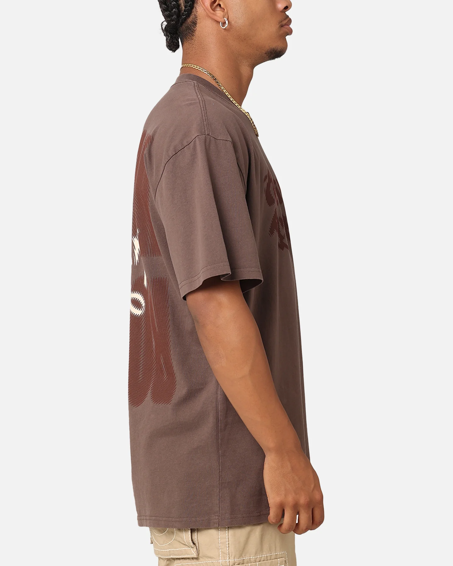 Mitchell & Ness Houston Rockets AG T-Shirt Brown - Image 5