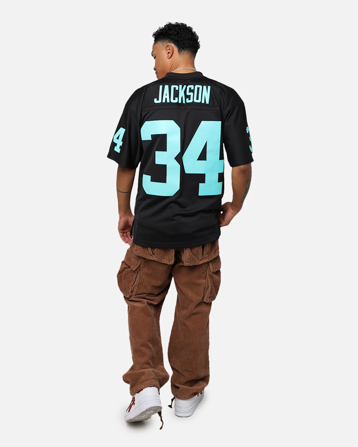 Mitchell & Ness Las Vegas Raiders Bo Jackson '88-89 Legacy Jersey Black/Ice Blue - Image 3