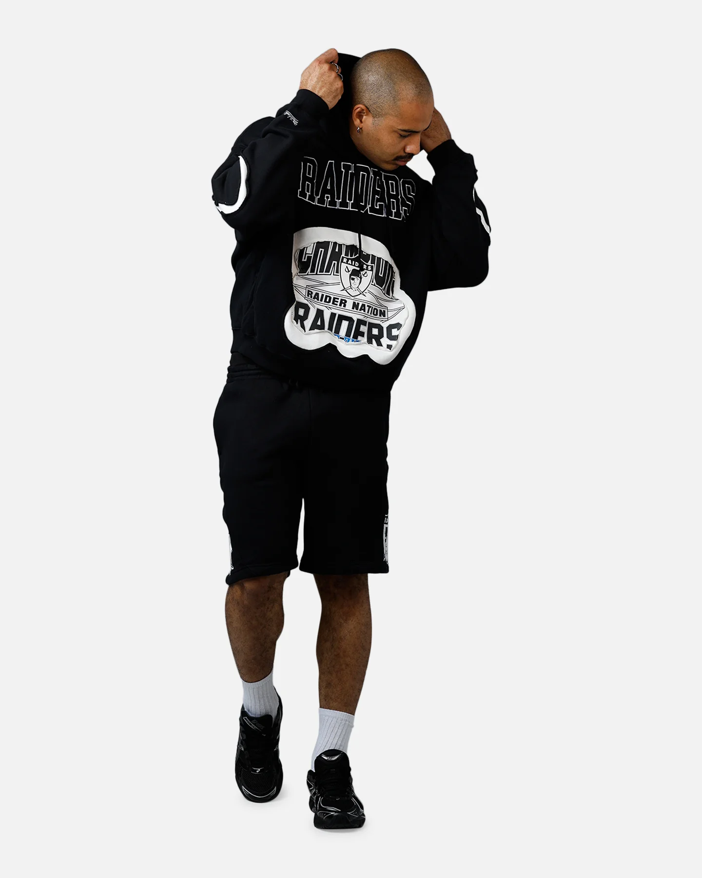 Mitchell & Ness Las Vegas Raiders C&S Hoodie Official Team Color - Image 3