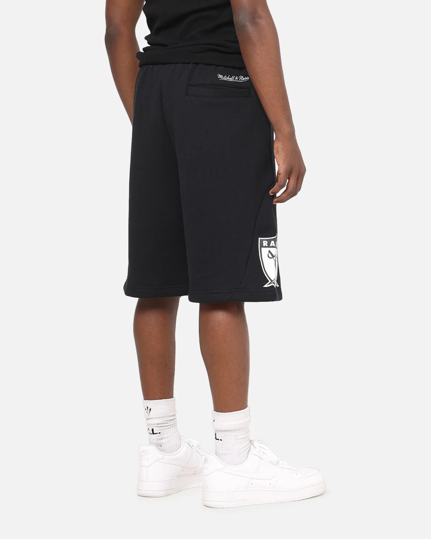 Mitchell & Ness Las Vegas Raiders C&S Shorts Official Team Color - Image 5