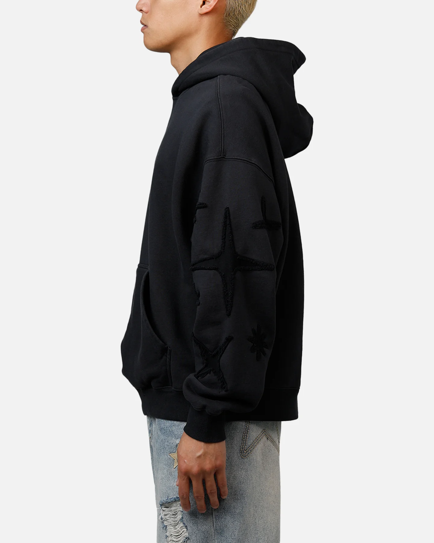 Mitchell & Ness Las Vegas Raiders Crossover Hoodie Black - Image 5