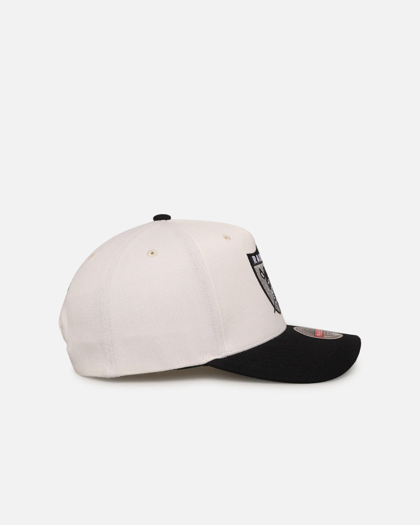 Mitchell & Ness Las Vegas Raiders 'Go Team Go' MVP Snapback Off White/Black - Image 3