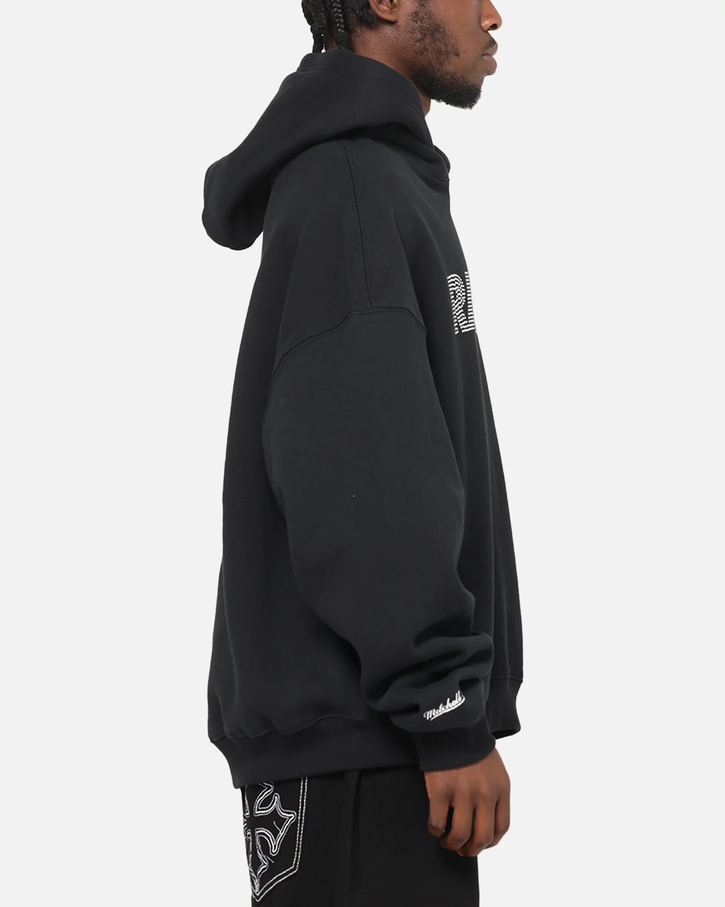 Mitchell & Ness Las Vegas Raiders Rhinestone Hoodie Faded Black - Image 5
