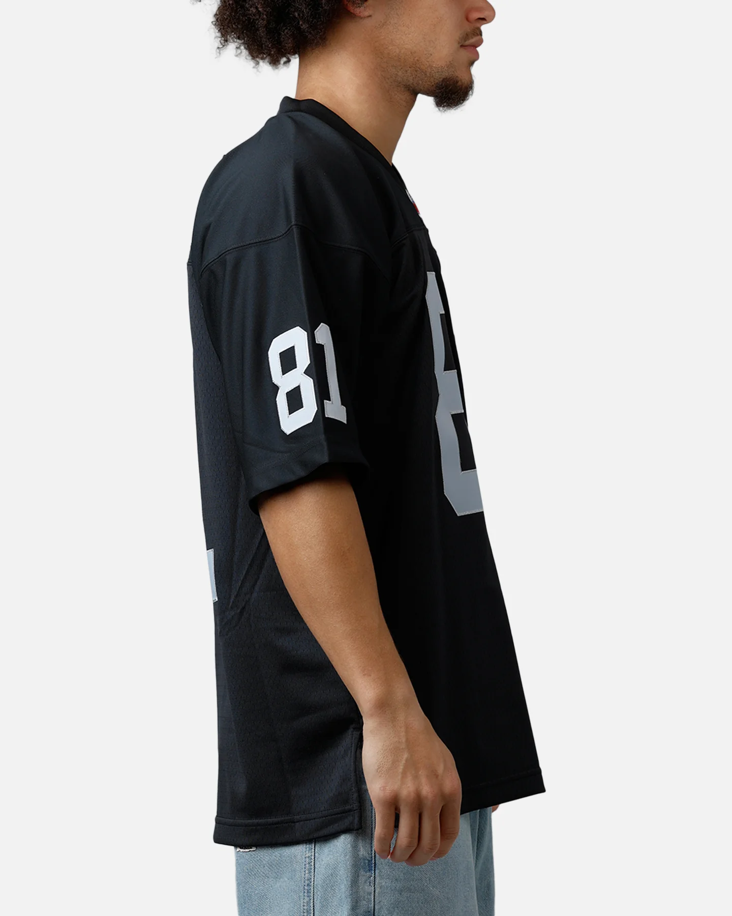 Mitchell & Ness Las Vegas Raiders Tim Brown #81 1998 Legacy Jersey Black - Image 5