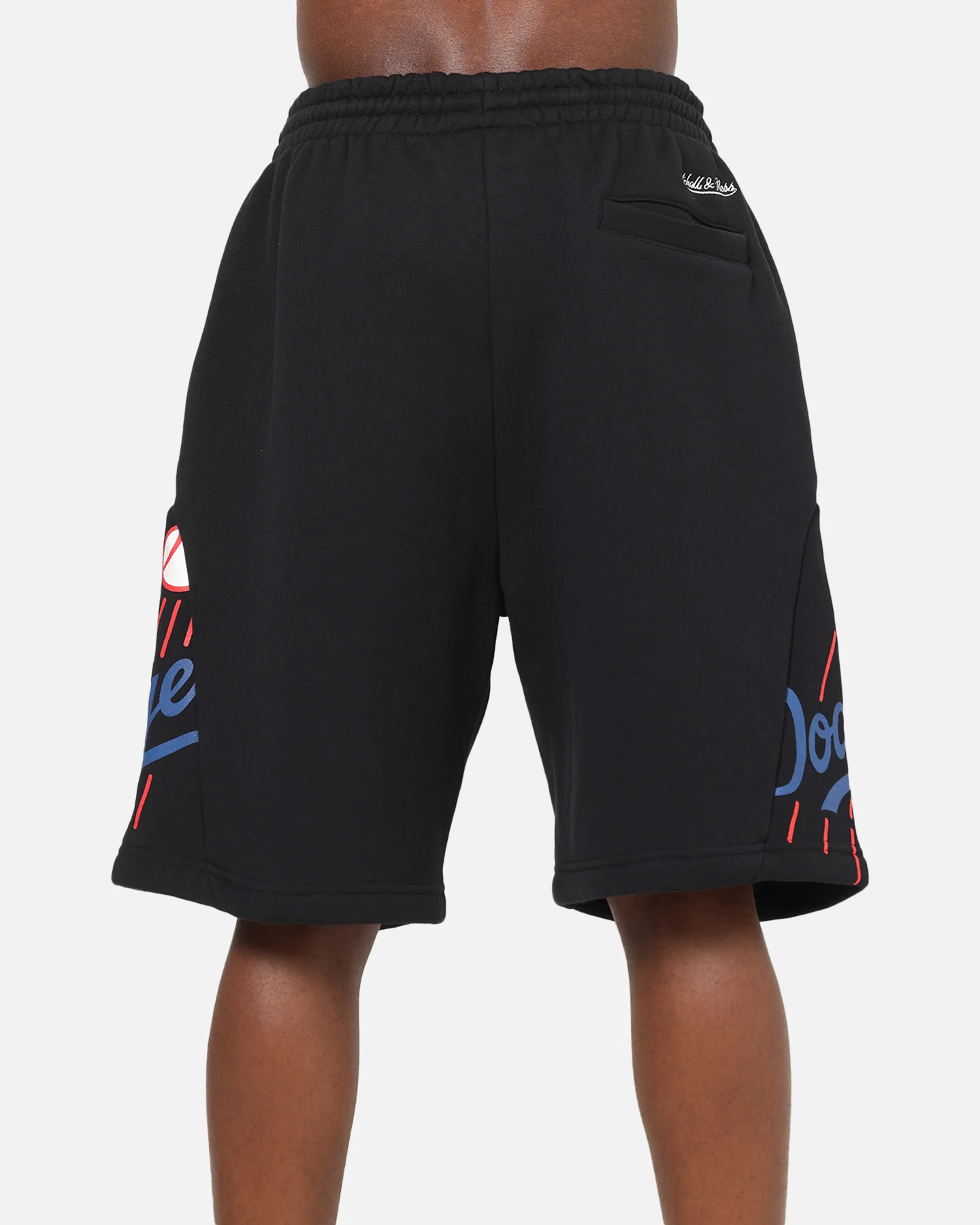 Mitchell & Ness Los Angeles Dodgers C&S Shorts Faded Black - Image 8
