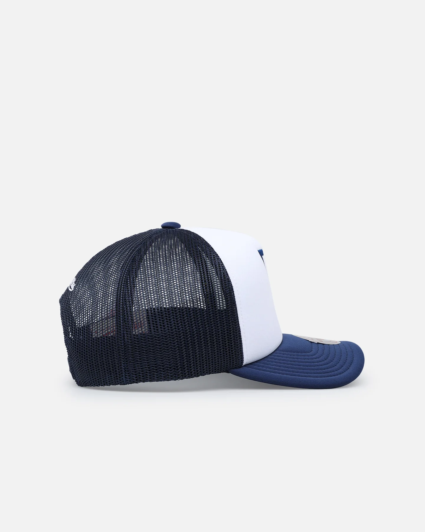 Mitchell & Ness Los Angeles Dodgers Logo Foam Trucker Snapback Blue/White - Image 3