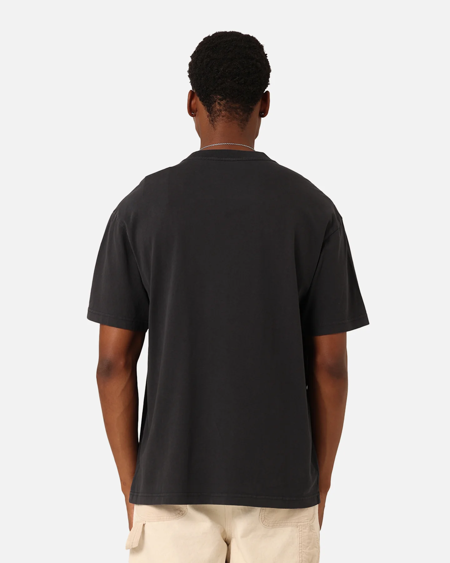 Mitchell & Ness Los Angeles Lakers Brush Off 2.0 T-Shirt Faded Black - Image 4