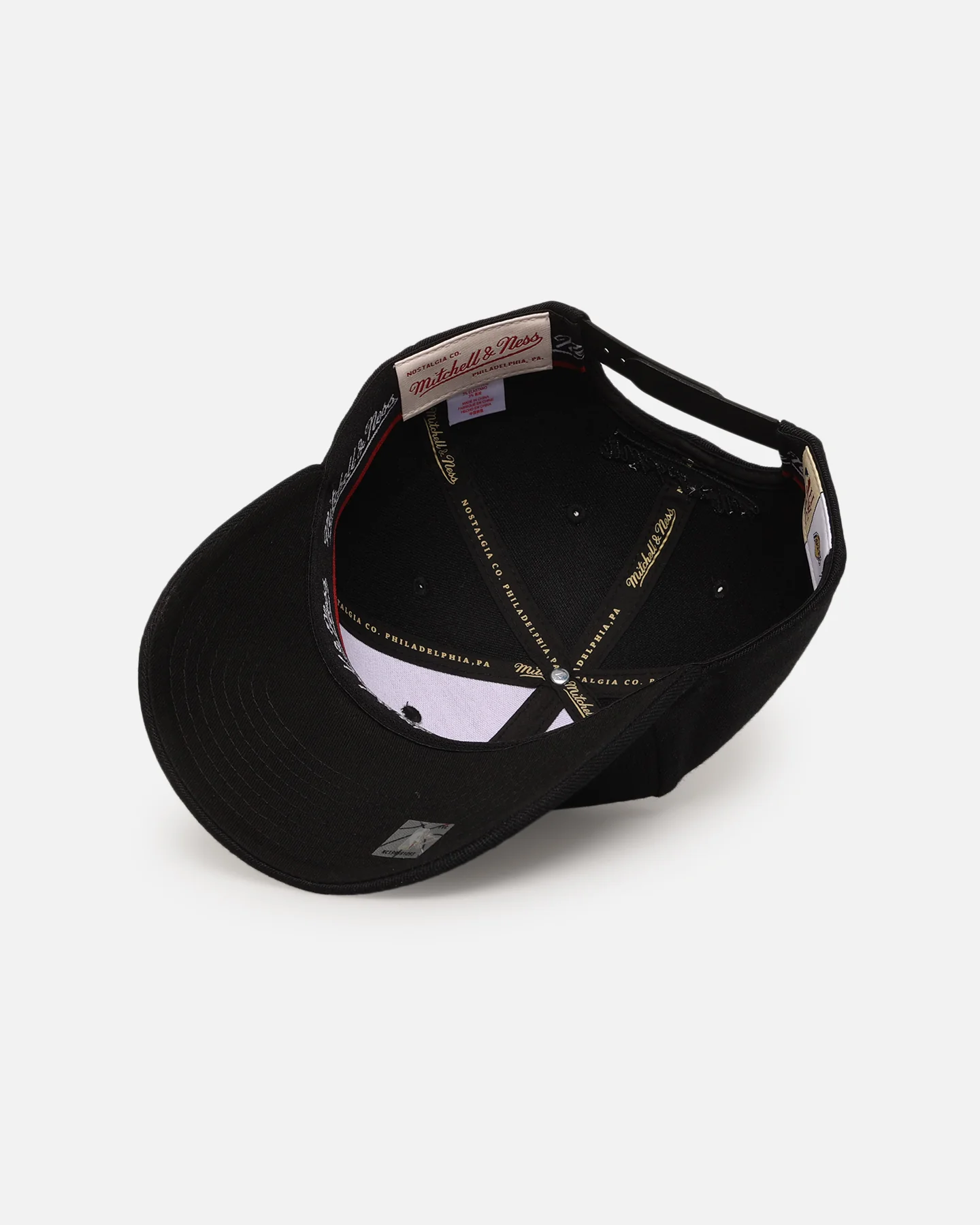 Mitchell & Ness Los Angeles Lakers 'Triple Black Core Classic' MVP Snapback Black - Image 6