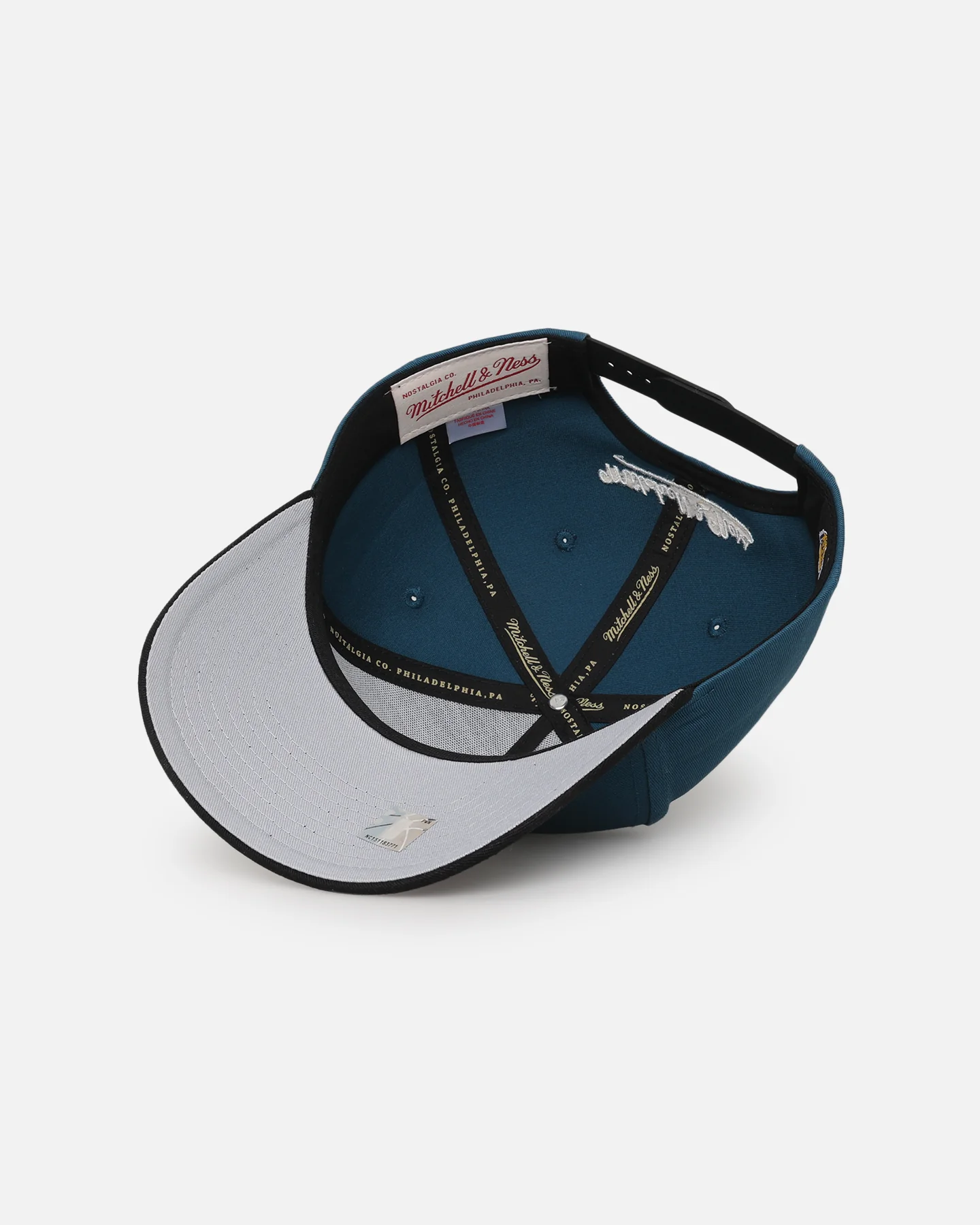 Mitchell & Ness Los Angeles Lakers 'Deep Emerald' Pro Pinch Snapback Black - Image 6