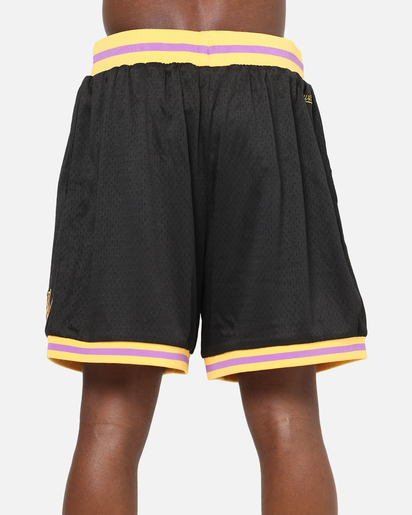 Mitchell & Ness Los Angeles Lakers Gothic Shorts Black - Image 8