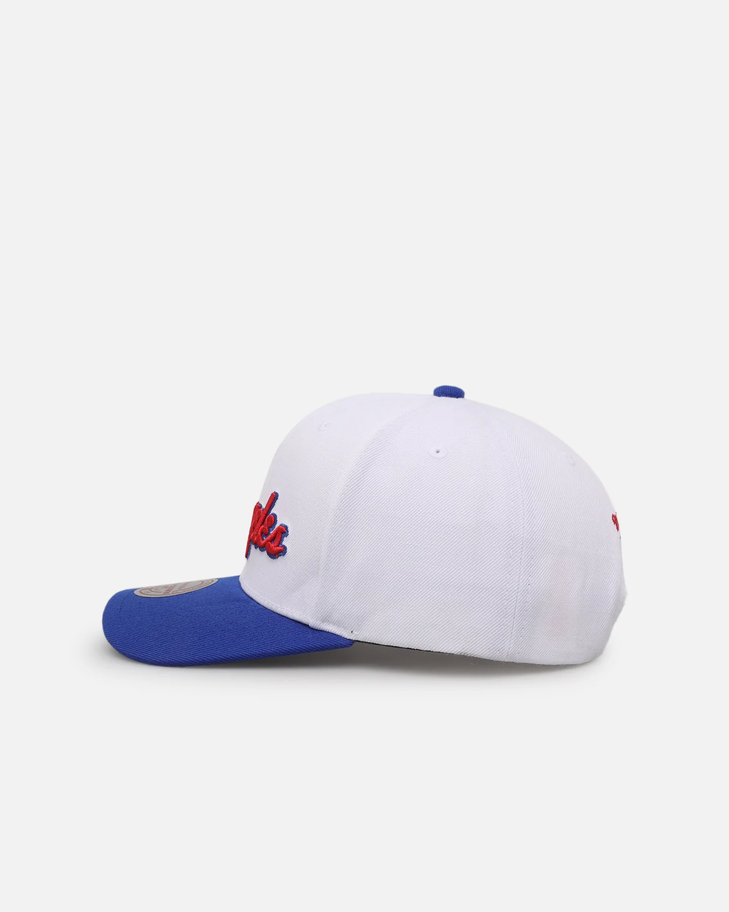 Mitchell & Ness Los Angeles Lakers 'Philippines Flag' Pro Crown Snapback White/Blue - Image 4