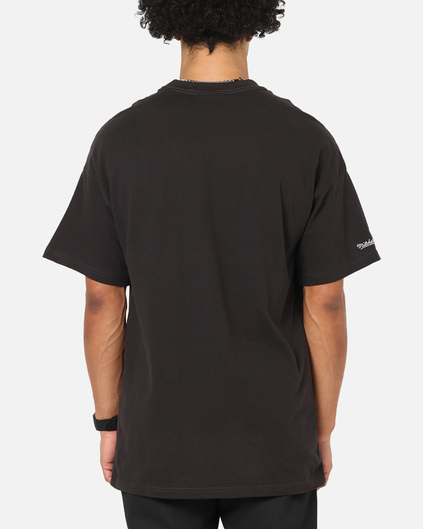 Mitchell & Ness Los Angeles Lakers Shaquille O'Neal Big Head T-Shirt Faded Black - Image 3