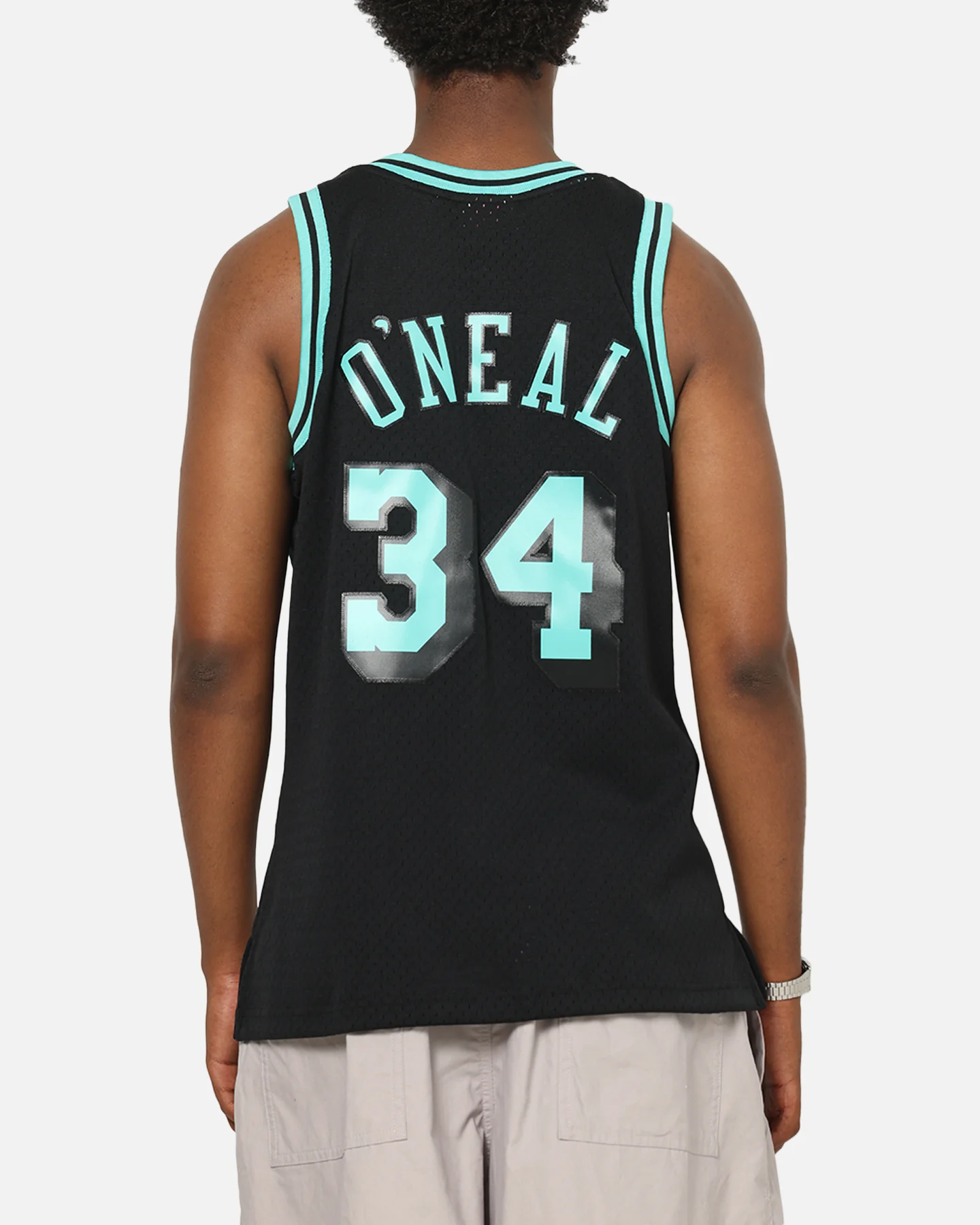 Mitchell & Ness Los Angeles Lakers Shaquille O'Neal 'Cool Blue' Swing Jersey Black/Blue - Image 2