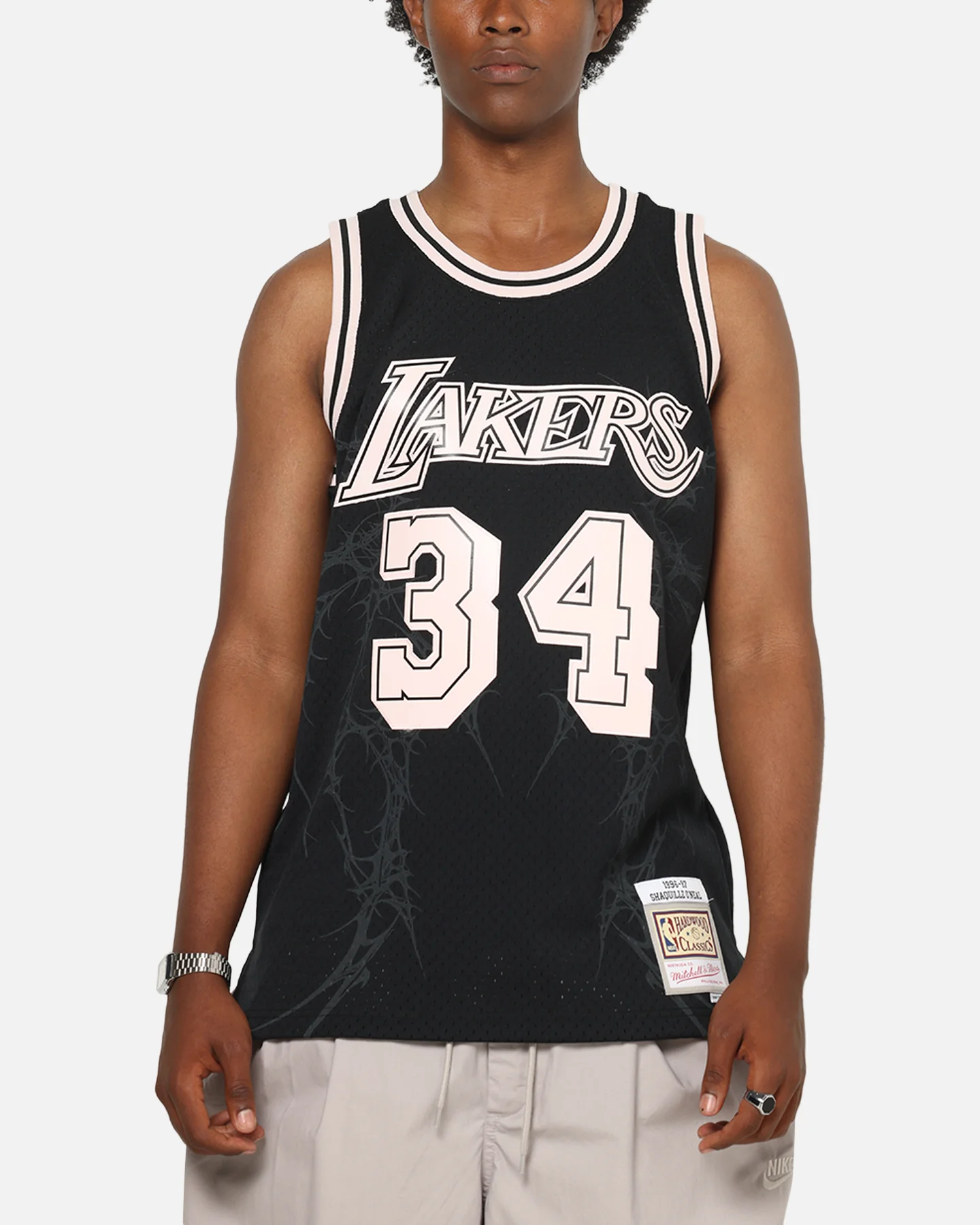Mitchell & Ness Los Angeles Lakers Shaquille O'Neal 'Cyber' Swing Jersey Black