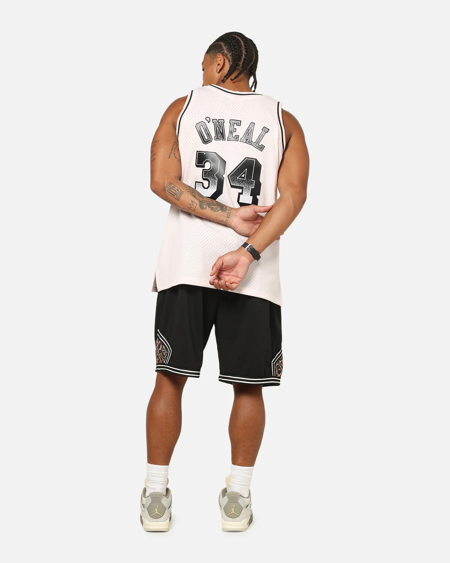 Mitchell & Ness Los Angeles Lakers Shaquille O'Neal LA Champ Swing Jersey Pink - Image 4