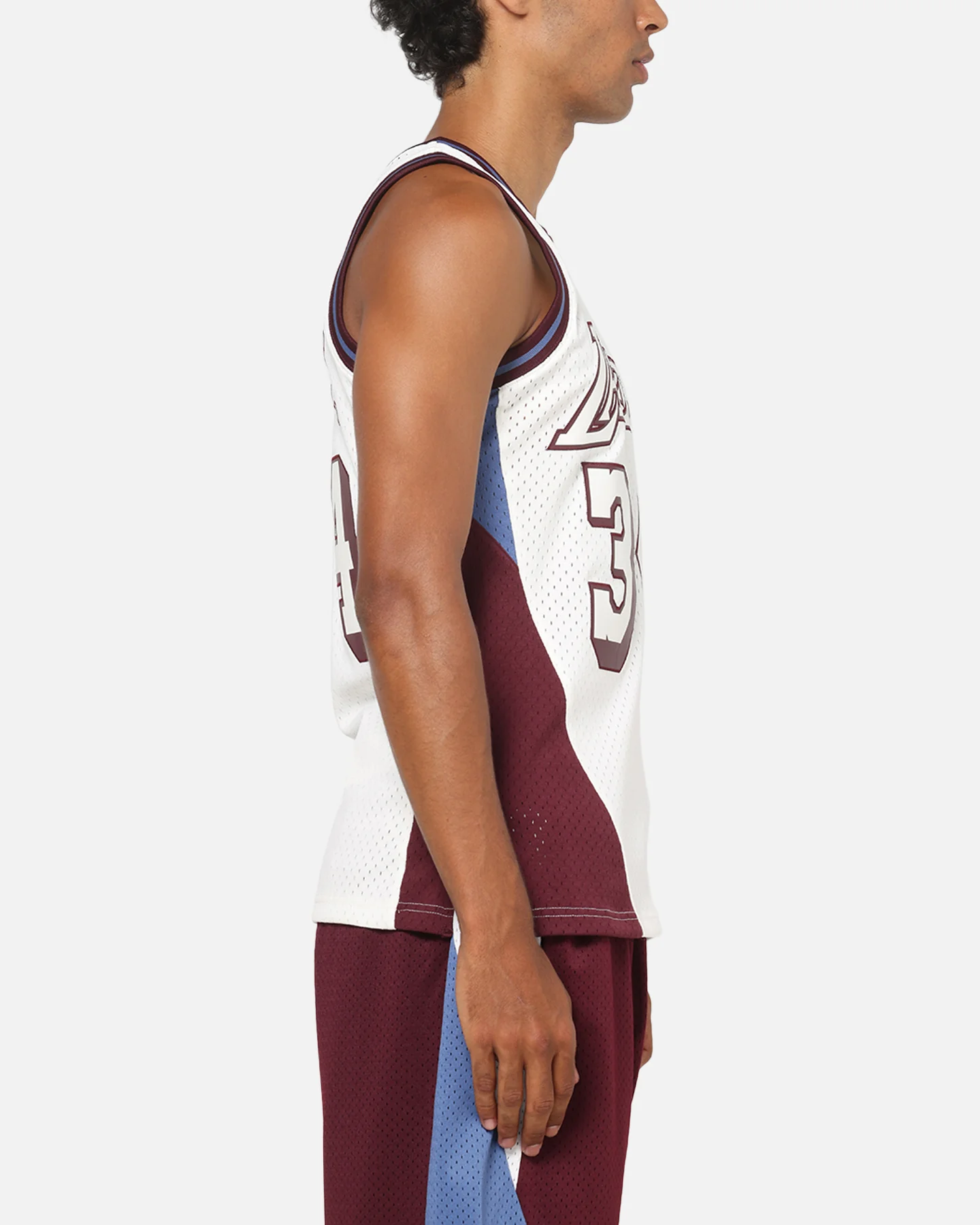Mitchell & Ness Los Angeles Lakers Shaquille O'Neal Millenium Jersey White/Brown - Image 5