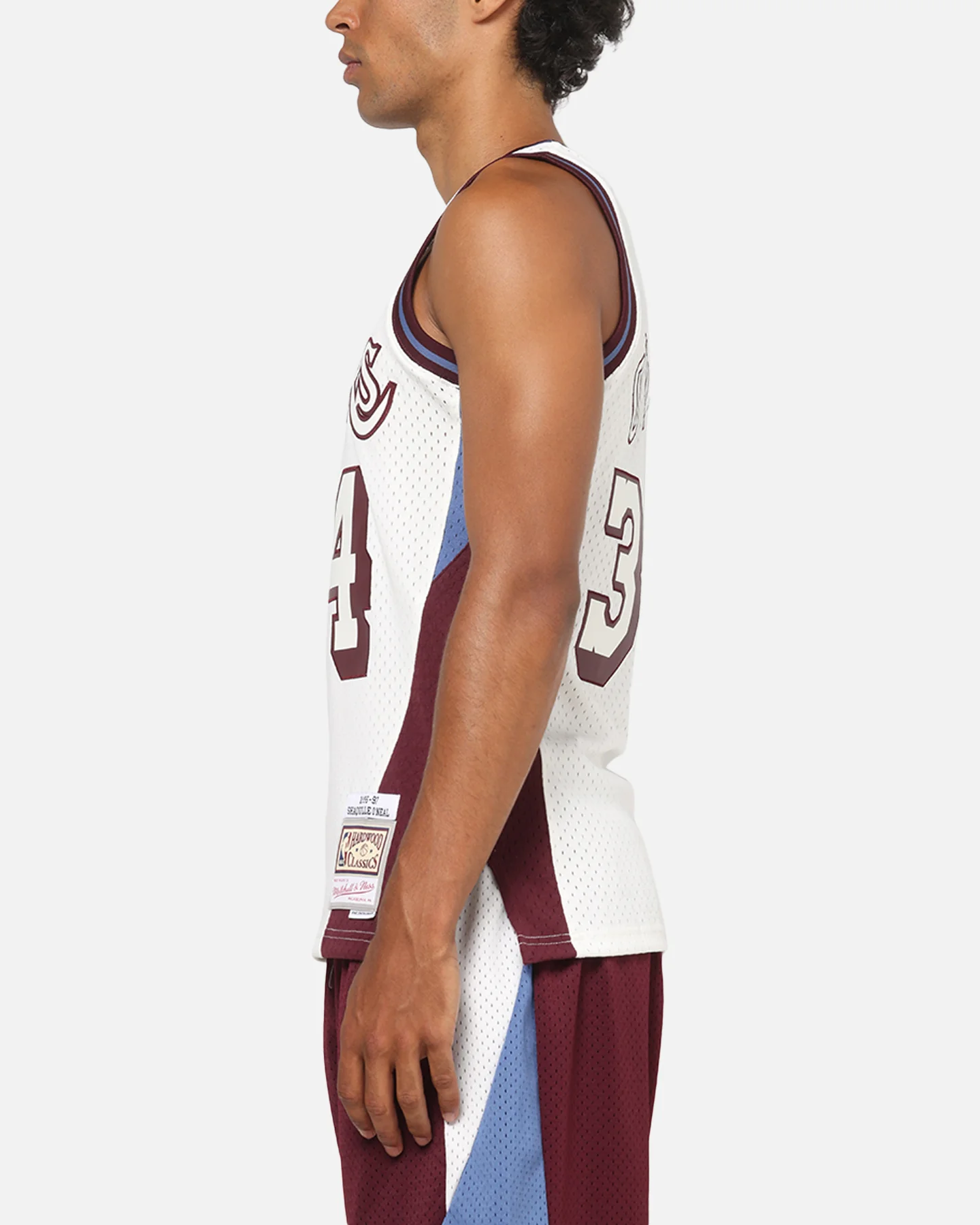 Mitchell & Ness Los Angeles Lakers Shaquille O'Neal Millenium Jersey White/Brown - Image 6