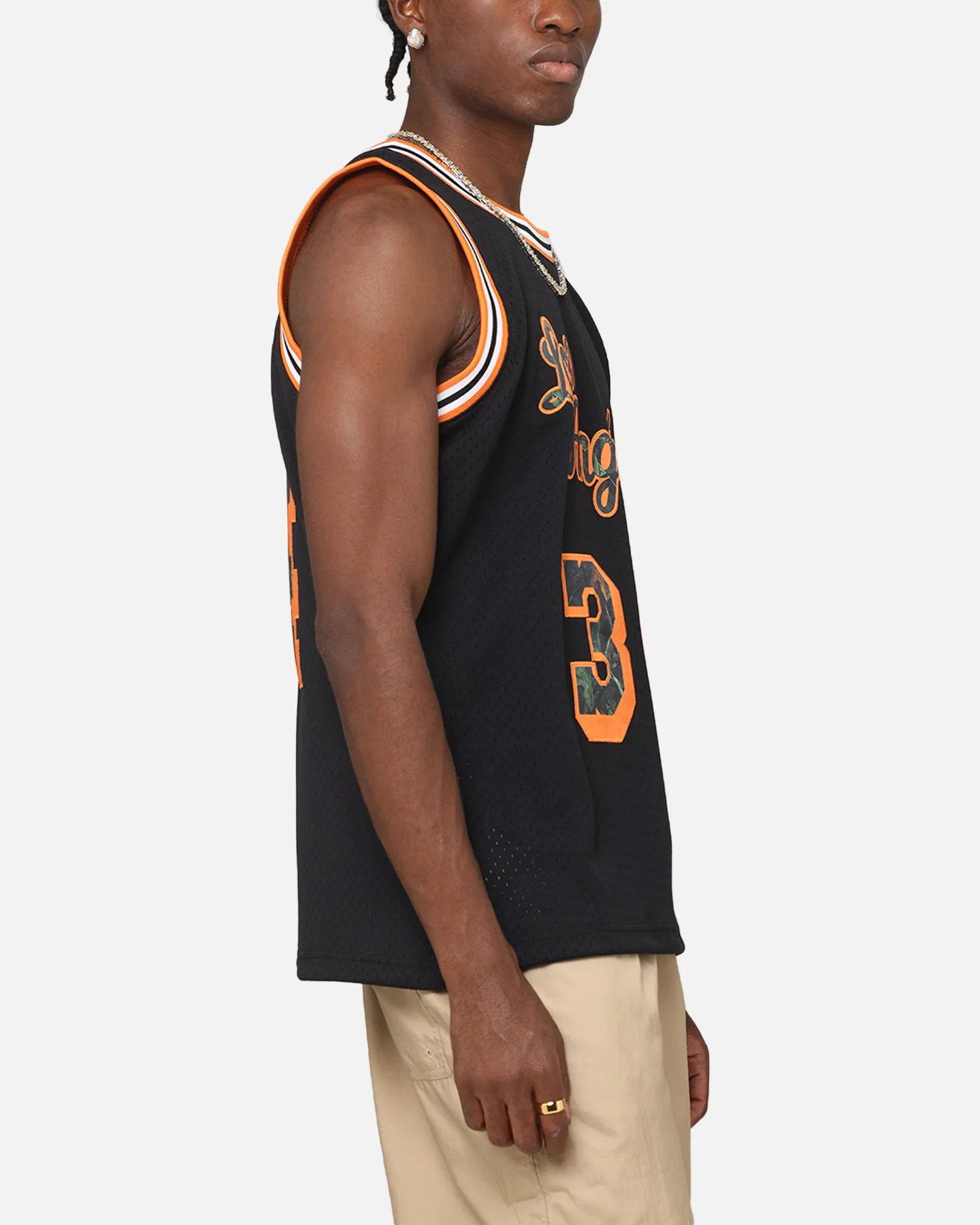 Mitchell & Ness Los Angeles Lakers Shaquille O'Neal 'Wilderness' 97 Swing Jersey Black - Image 5