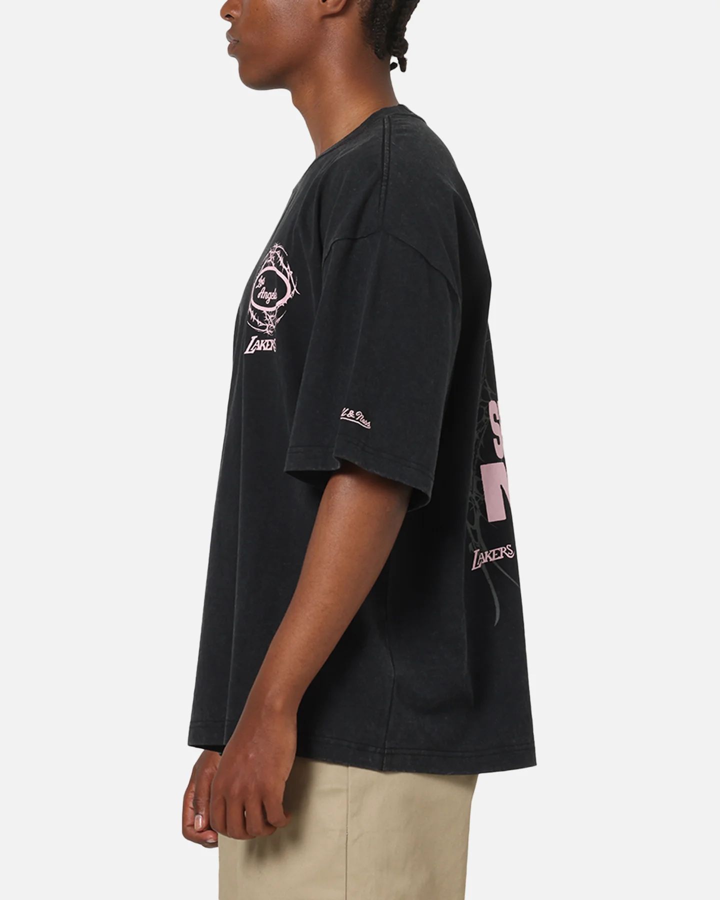 Mitchell & Ness Los Angeles Lakers Sigilism T-Shirt Black - Image 6