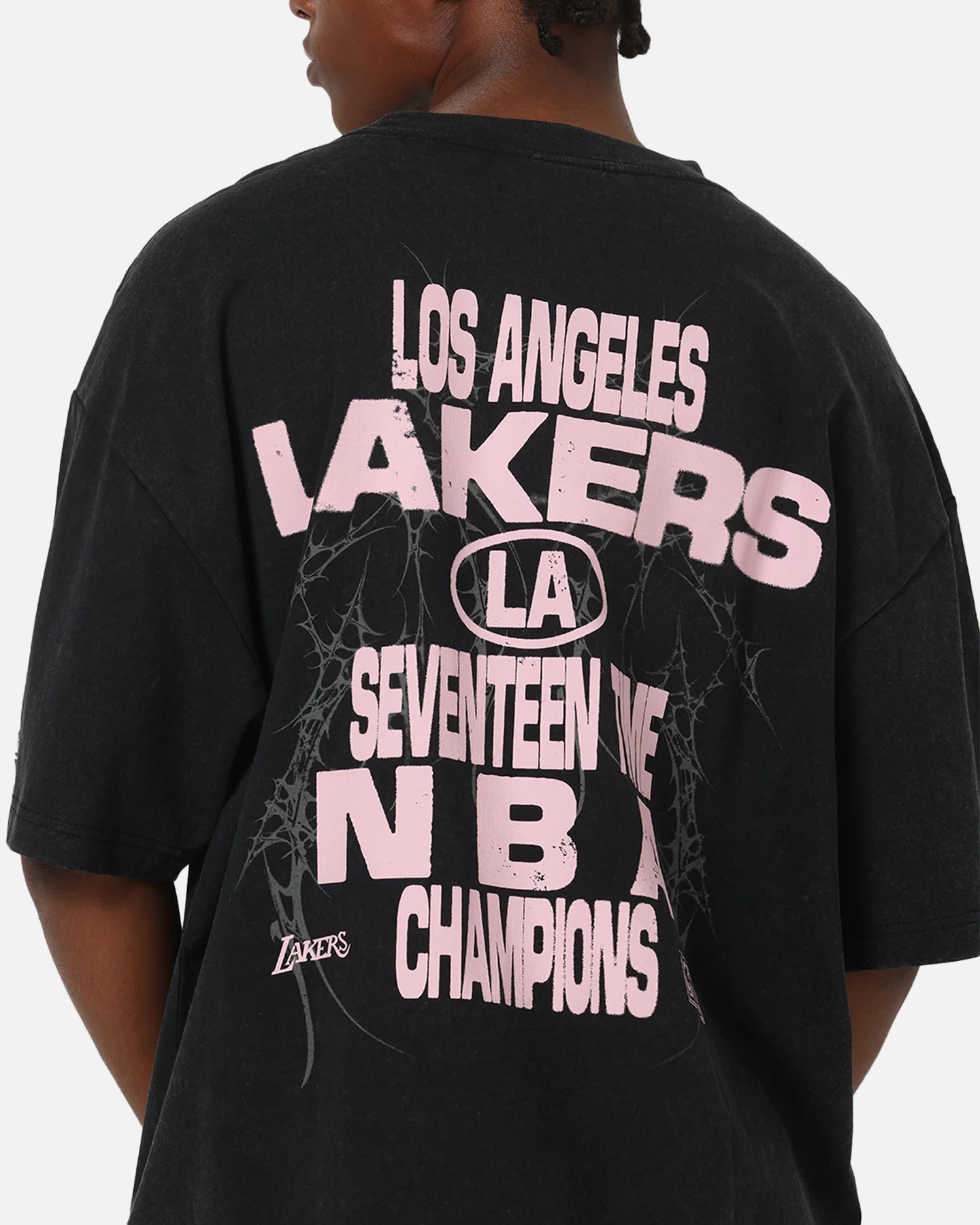 Mitchell & Ness Los Angeles Lakers Sigilism T-Shirt Black - Image 7