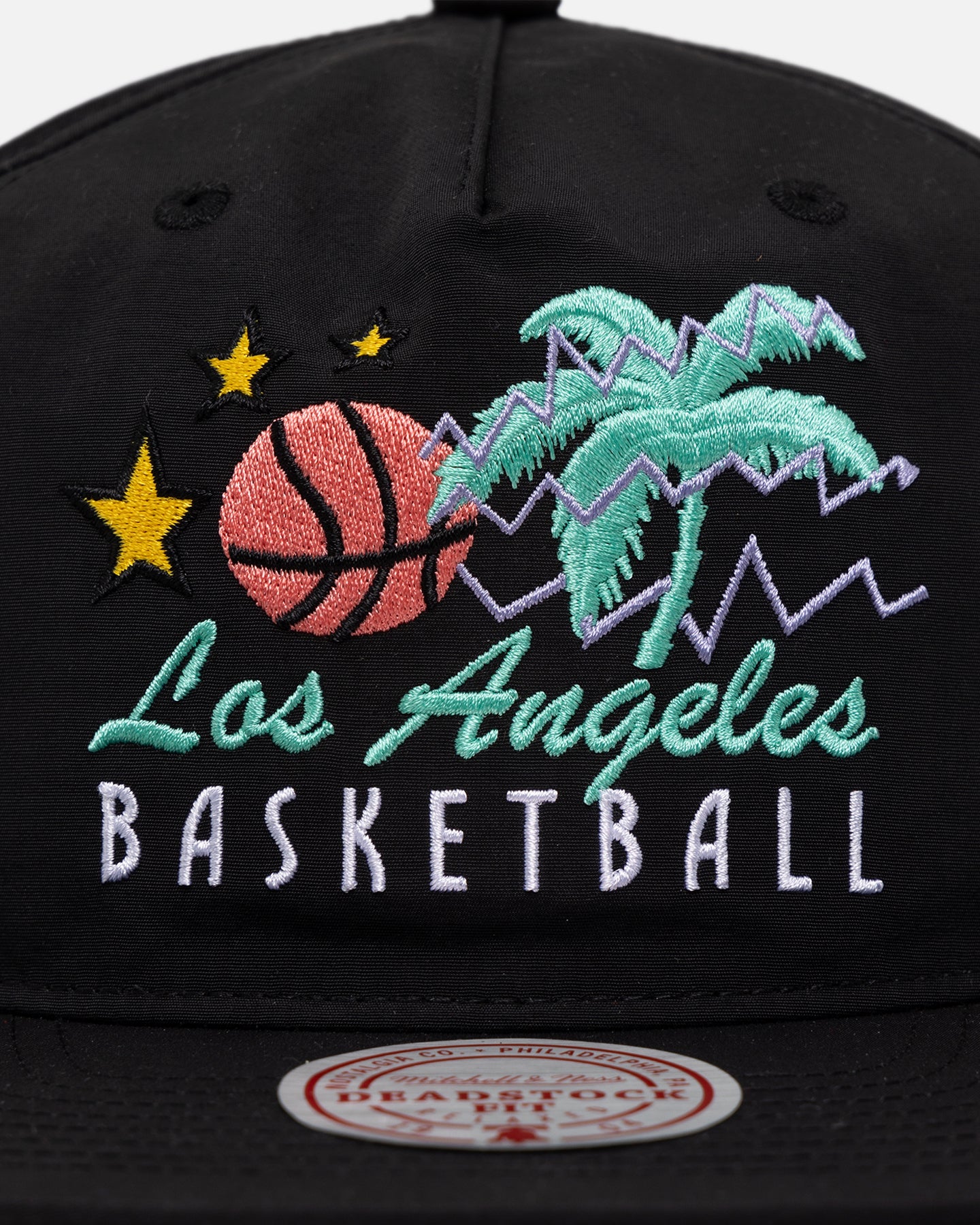 Mitchell & Ness Los Angeles Lakers Sunset Origin Snapback Black - Image 5