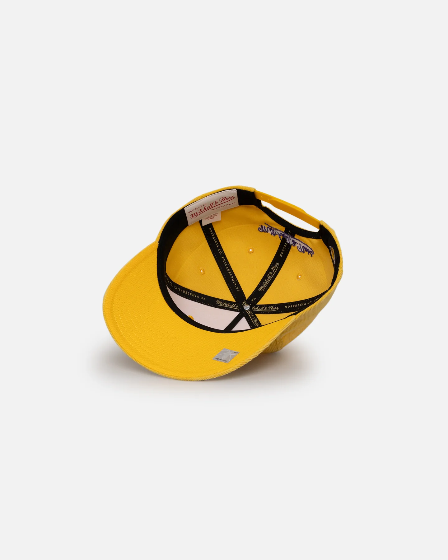 Mitchell & Ness Los Angeles Lakers Vintage Origin Snapback Yellow - Image 7