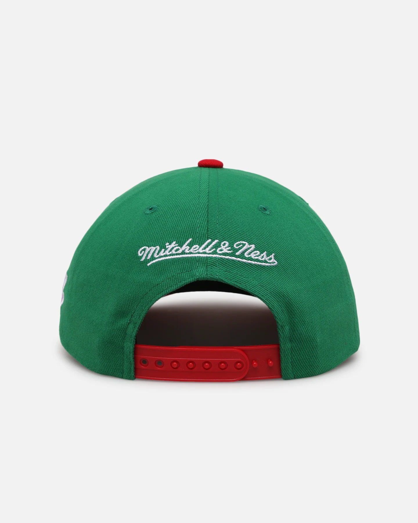 Mitchell & Ness Los Angeles Lakers 'Viva Mexico Script' Deadstock Snapback Green/Red - Image 2