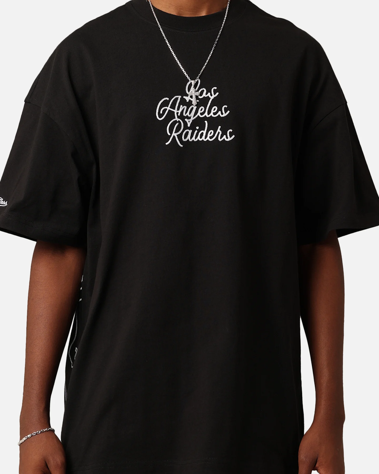Mitchell & Ness Los Angeles Raiders Touchdown T-Shirt Faded Black - Image 5