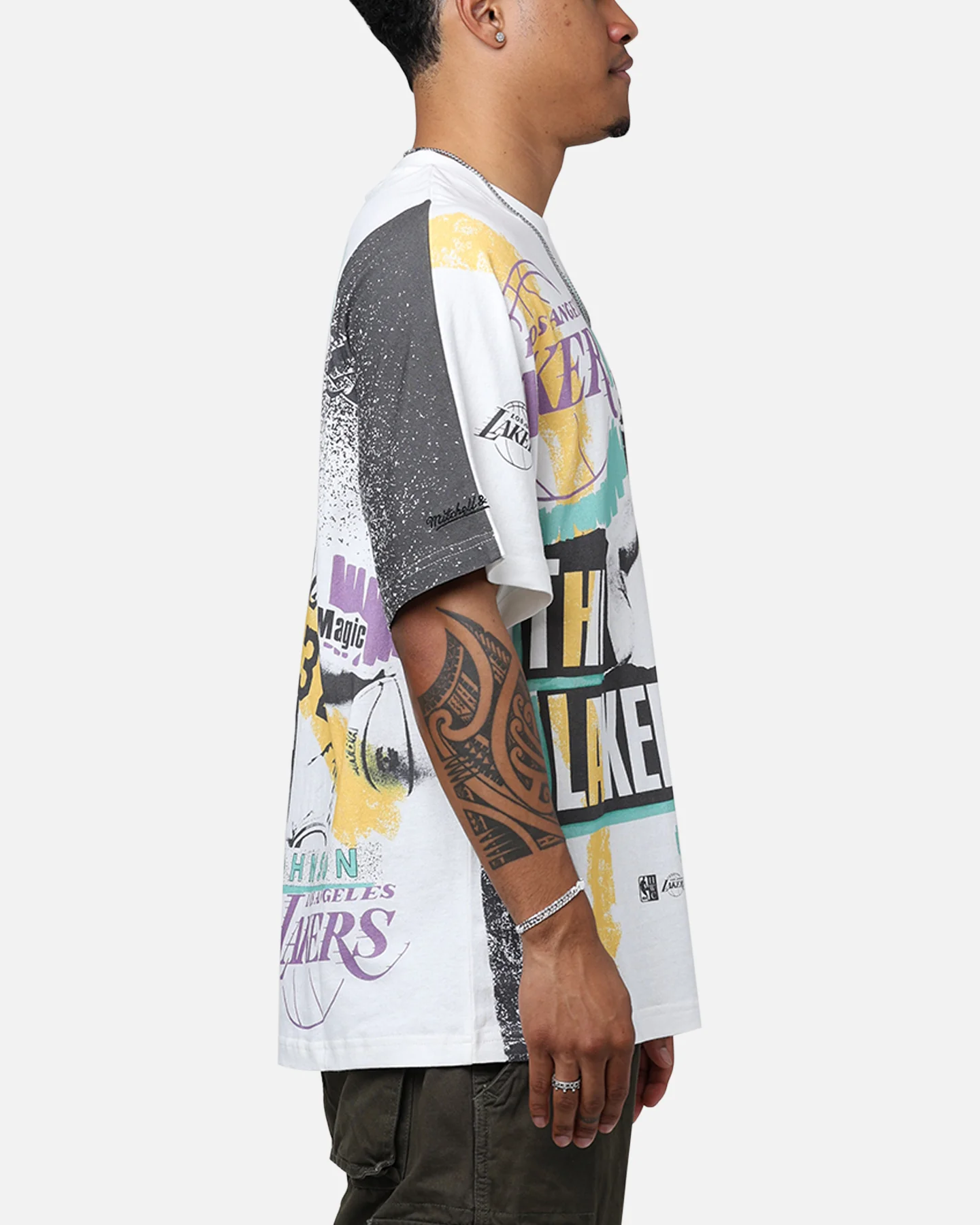 Mitchell & Ness Magic T-Shirt White - Image 4