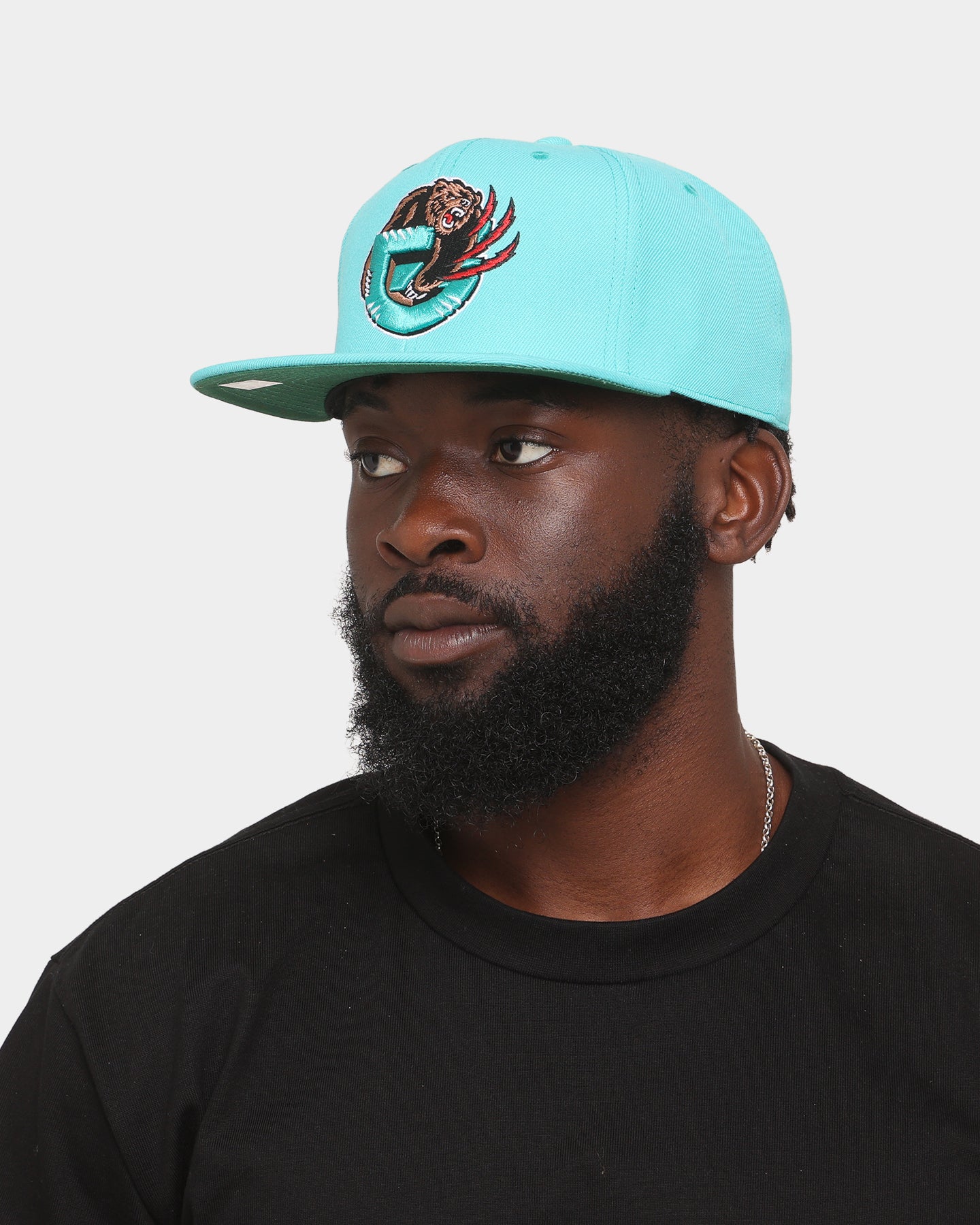 Mitchell & Ness Memphis Grizzlies 'Team Ground 2.0 Hardwood Classics' Fitted Teal - Image 2