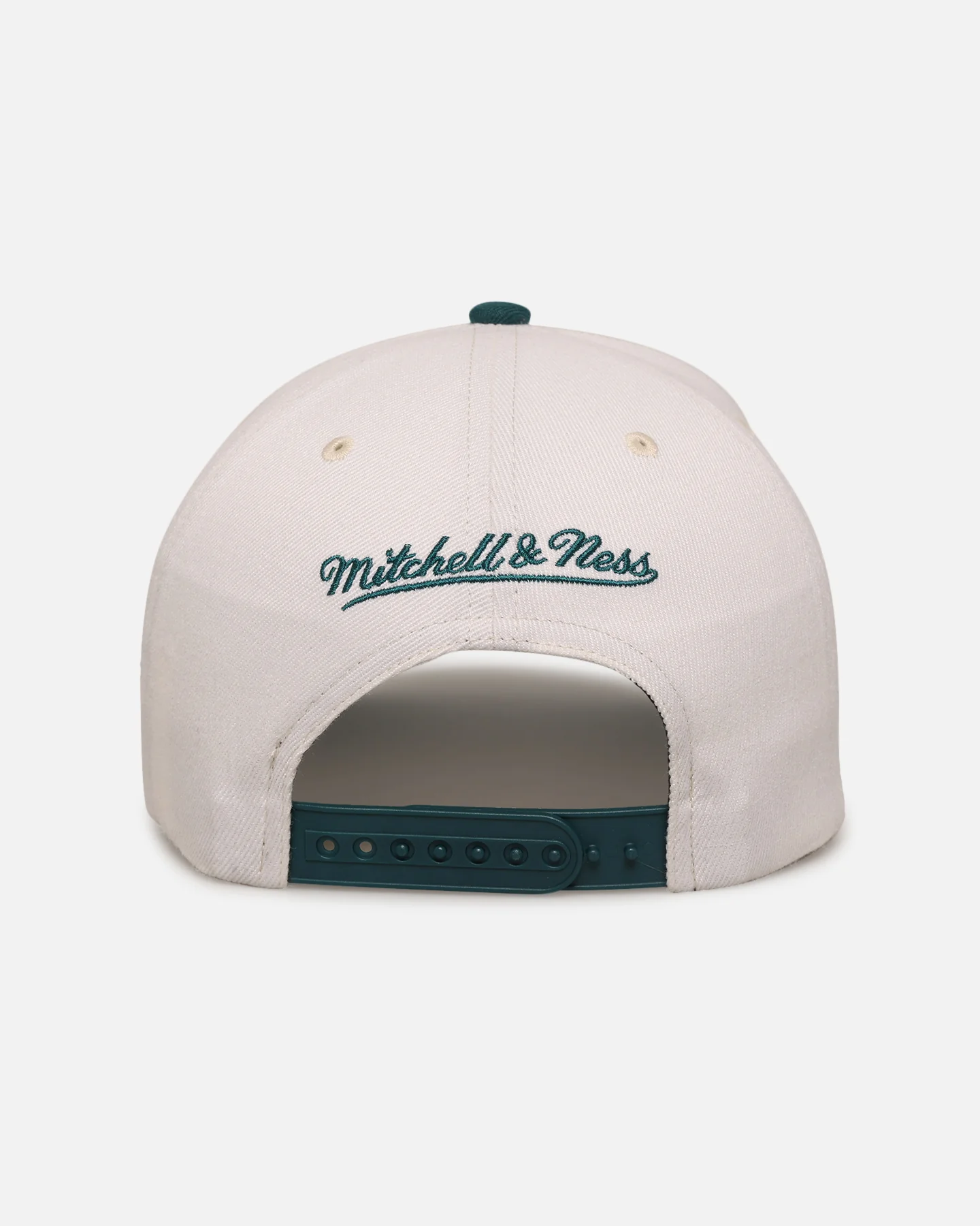 Mitchell & Ness Miami Dolphins 'Go Team Go' MVP Snapback Off White/Teal - Image 2
