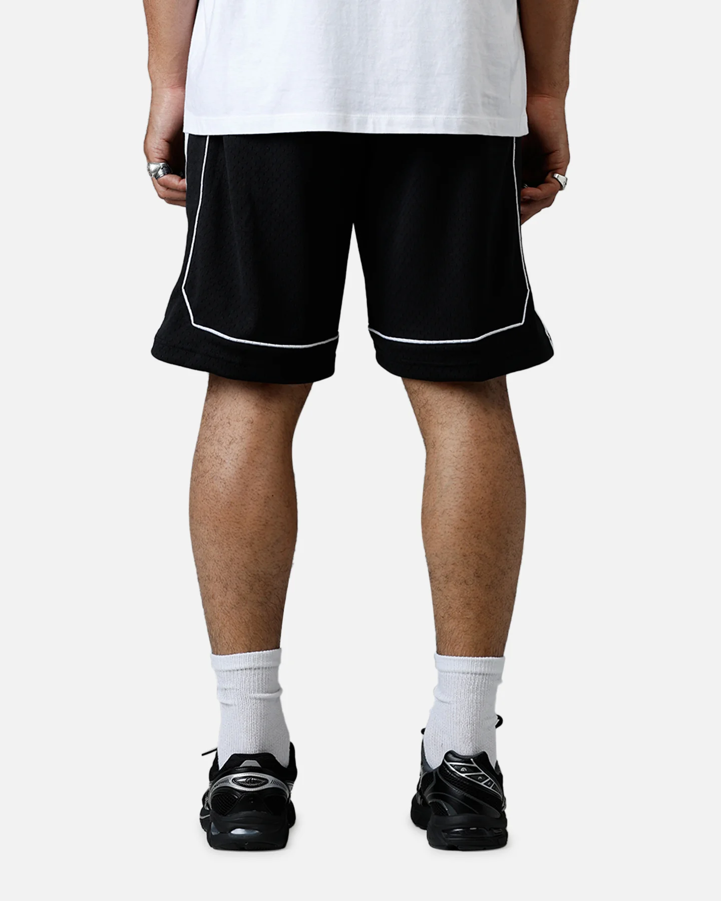 Mitchell & Ness Miami Heat 2011 Swingman Shorts Black/White - Image 5