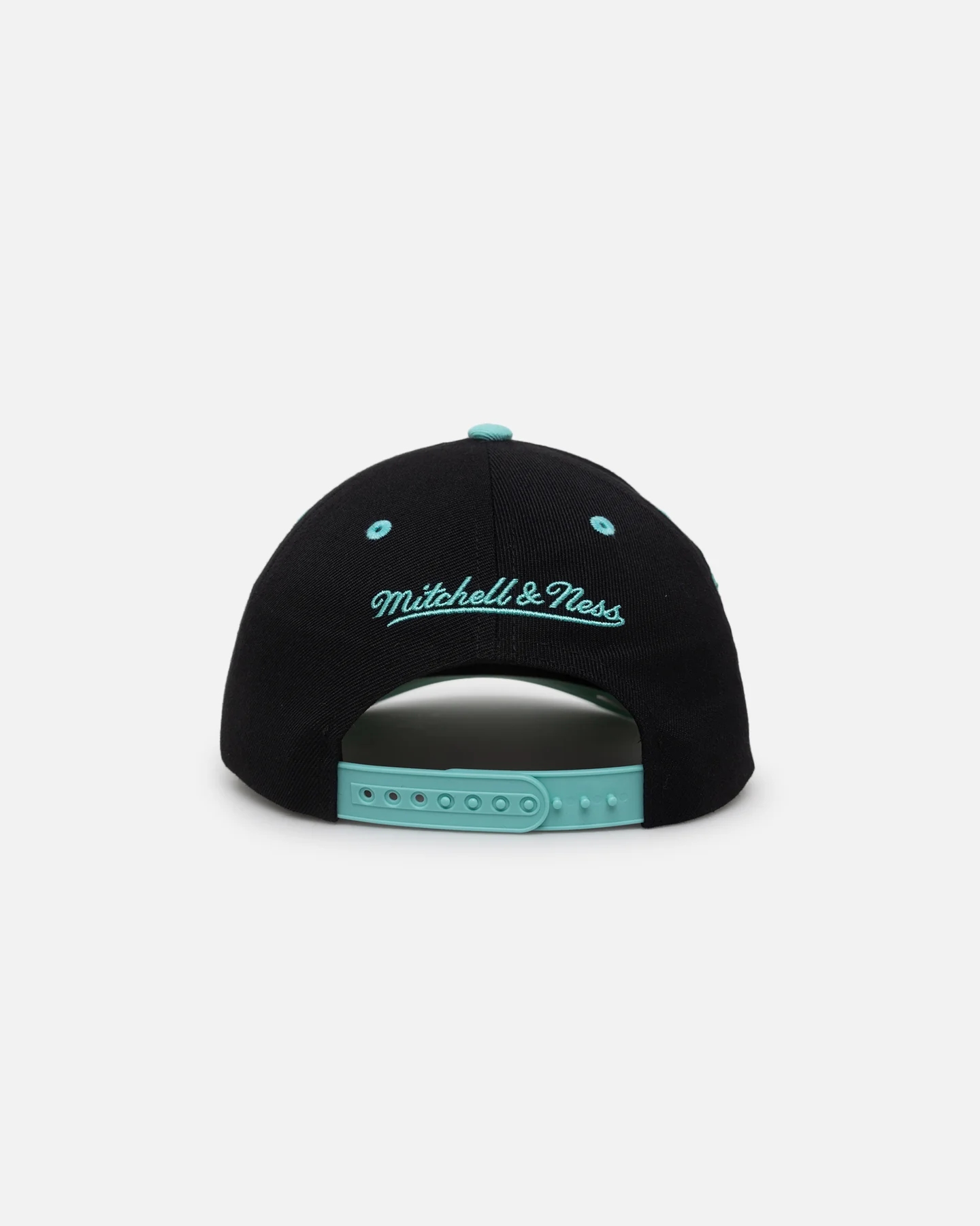 Mitchell & Ness Miami Heat "Ice Blue" Script Origin Snapback Black/Ice Blue - Image 2