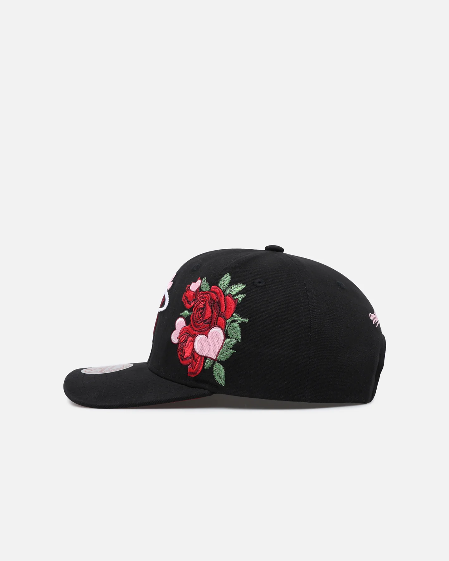Mitchell & Ness Miami Heat 'Love & Devotion' Pro Crown Snapback Black - Image 5