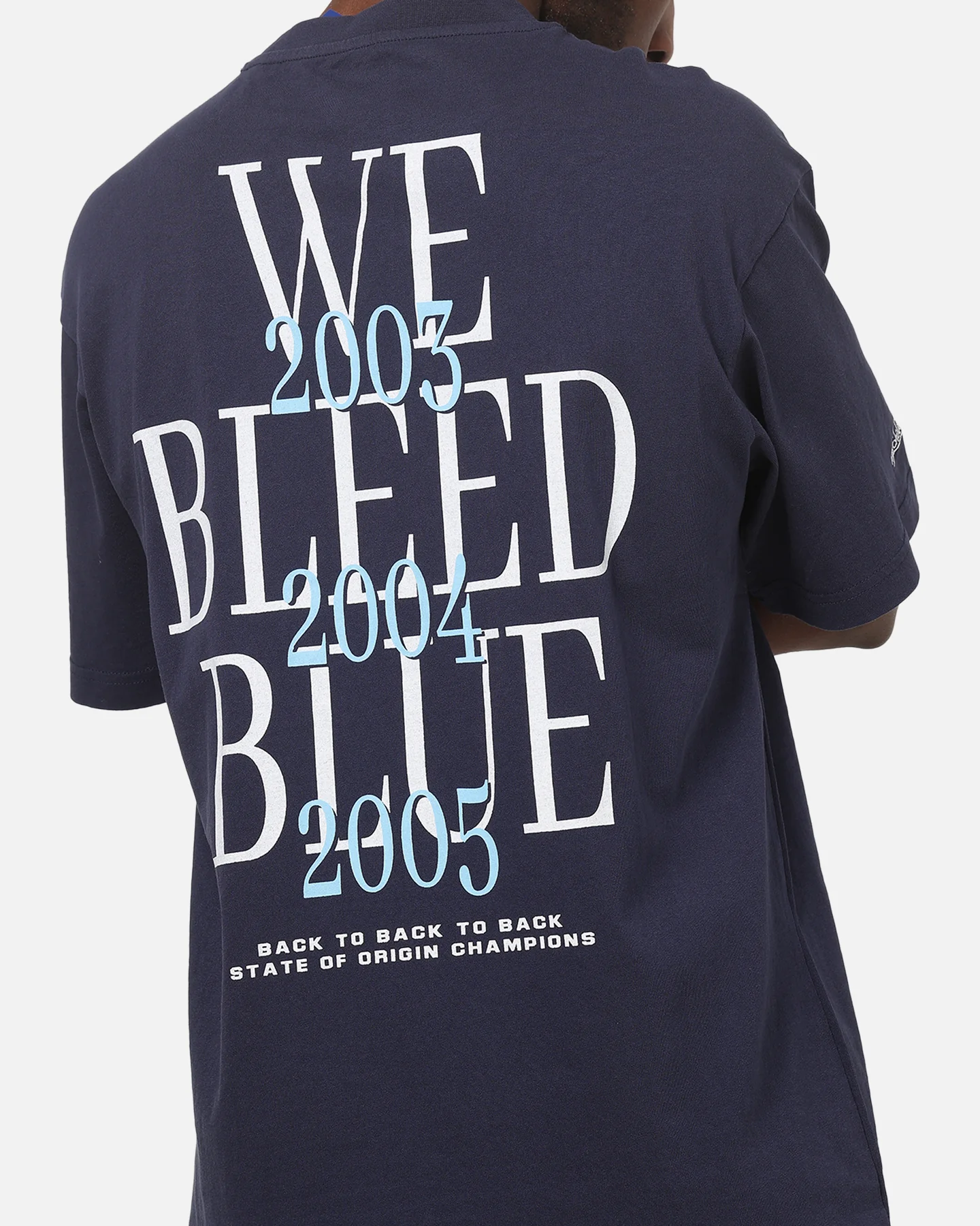 Mitchell & Ness New South Wales Blues We Bleed Blue T-Shirt Navy - Image 8