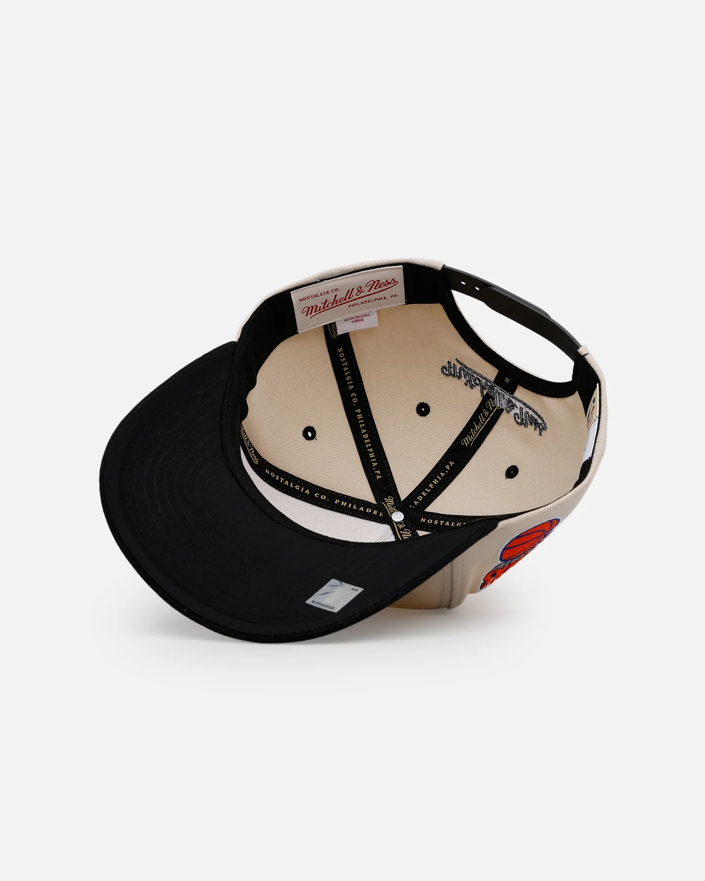Mitchell & Ness New York Knicks 'I Love This Game' Pro Pinch Snapback Natural/Black - Image 6